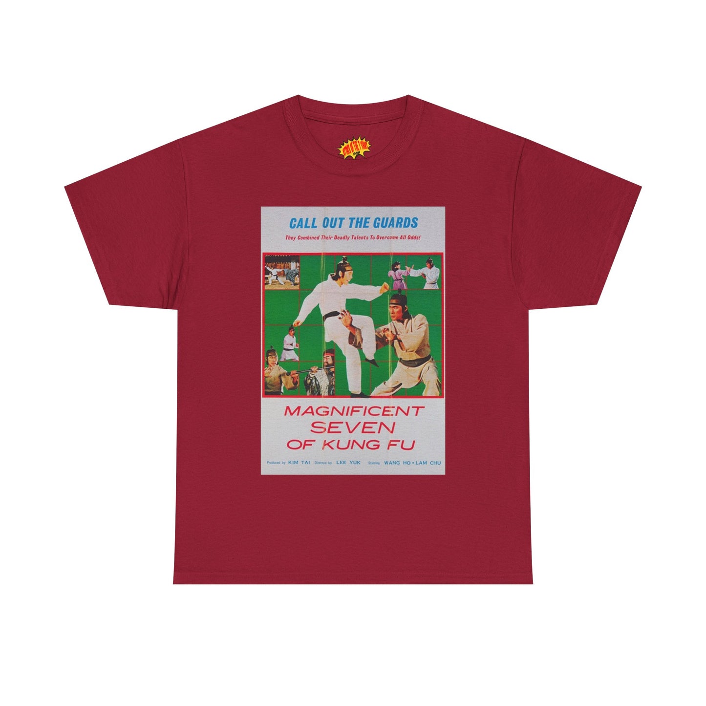 Magnificent Seven of Kung-Fu Movie Poster T-Shirt *Multiple Colors*