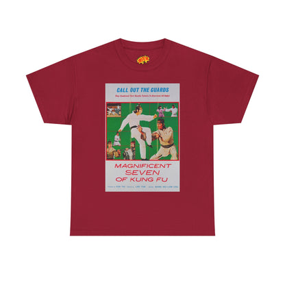 Magnificent Seven of Kung-Fu Movie Poster T-Shirt