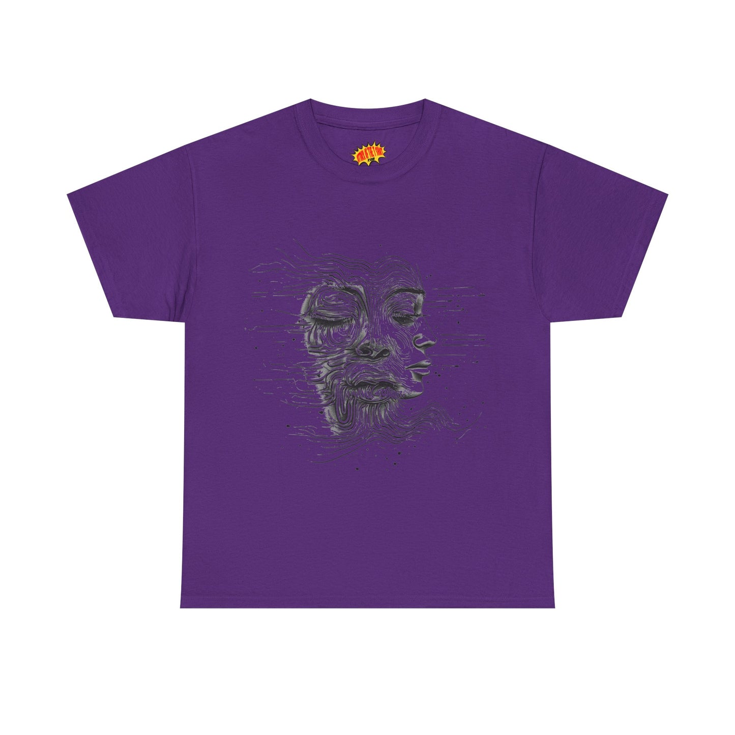 Line Drawing Graphic Art Faces Tee Shirt *Multiple Colors*