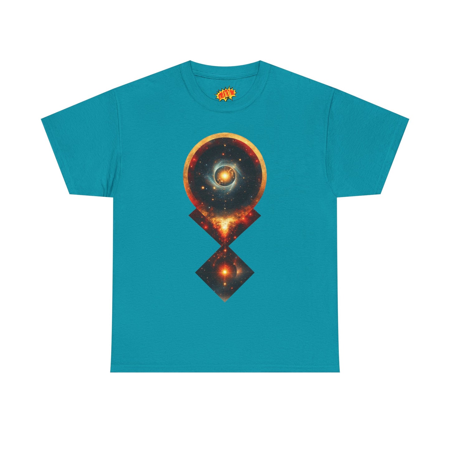 Geometric Space Nebula Graphic Art Tee Shirt *Multiple Colors*