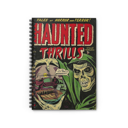 Haunted Thrills August Comic Cover Notebook