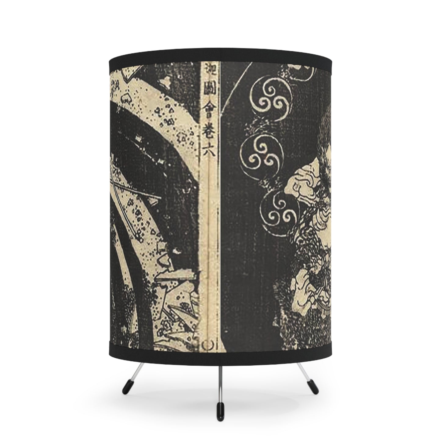Destruction by Hokusai Japanese Art Lamp