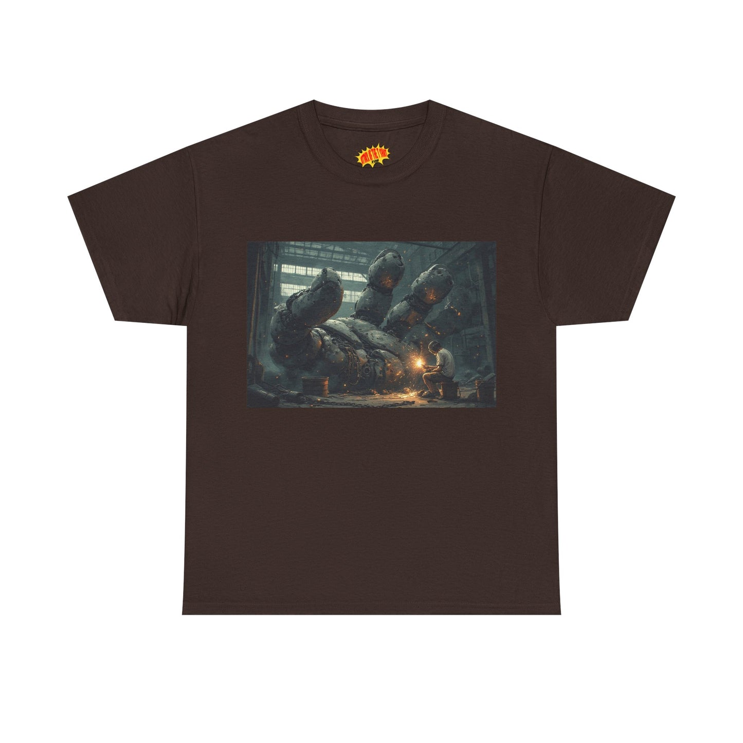 Anime Robot Hand w/Welder Scene T-Shirt *Multiple Colors*