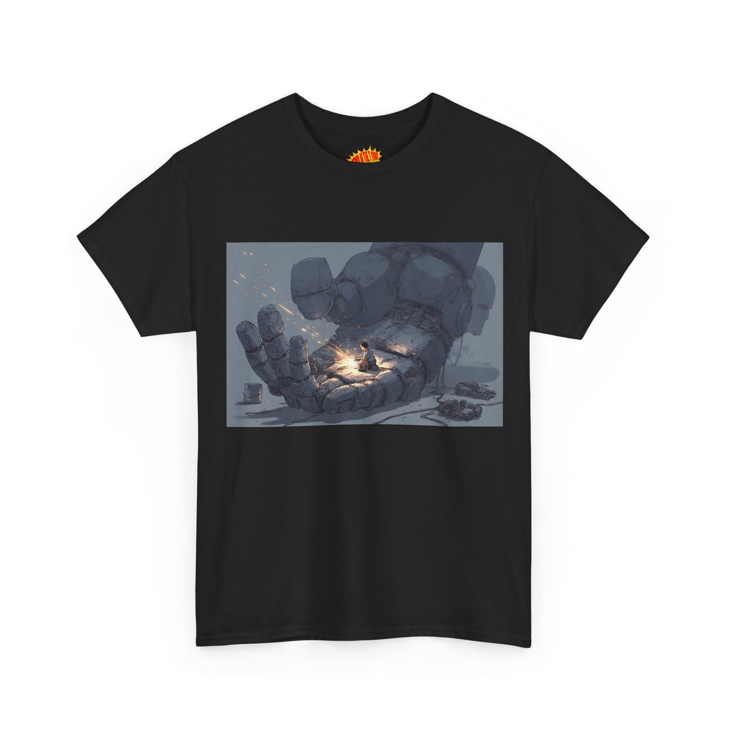 Anime Robot Mech Hand Welder Scene T-Shirt *Multiple Colors*