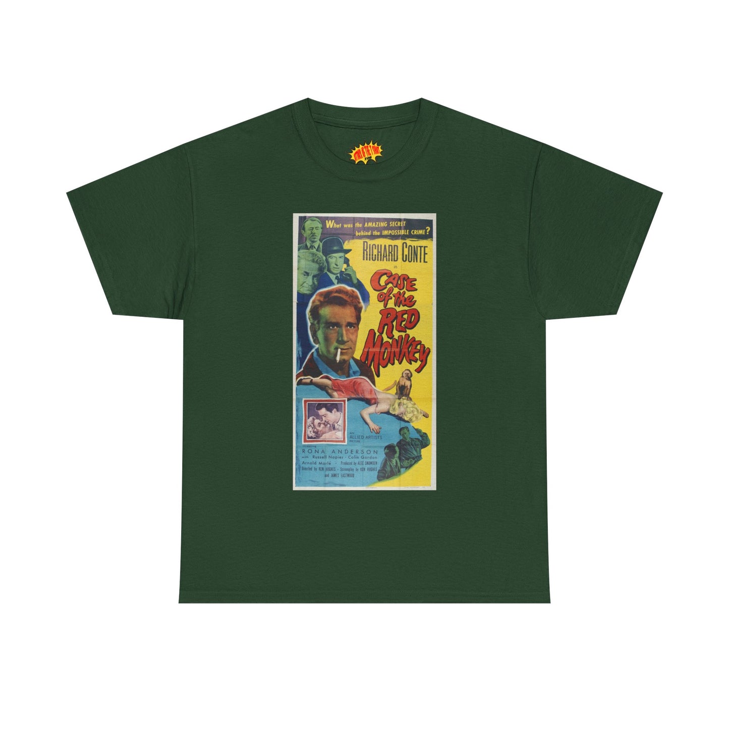 Case of the Red Monkey Movie Poster T-Shirt *Multiple Colors*