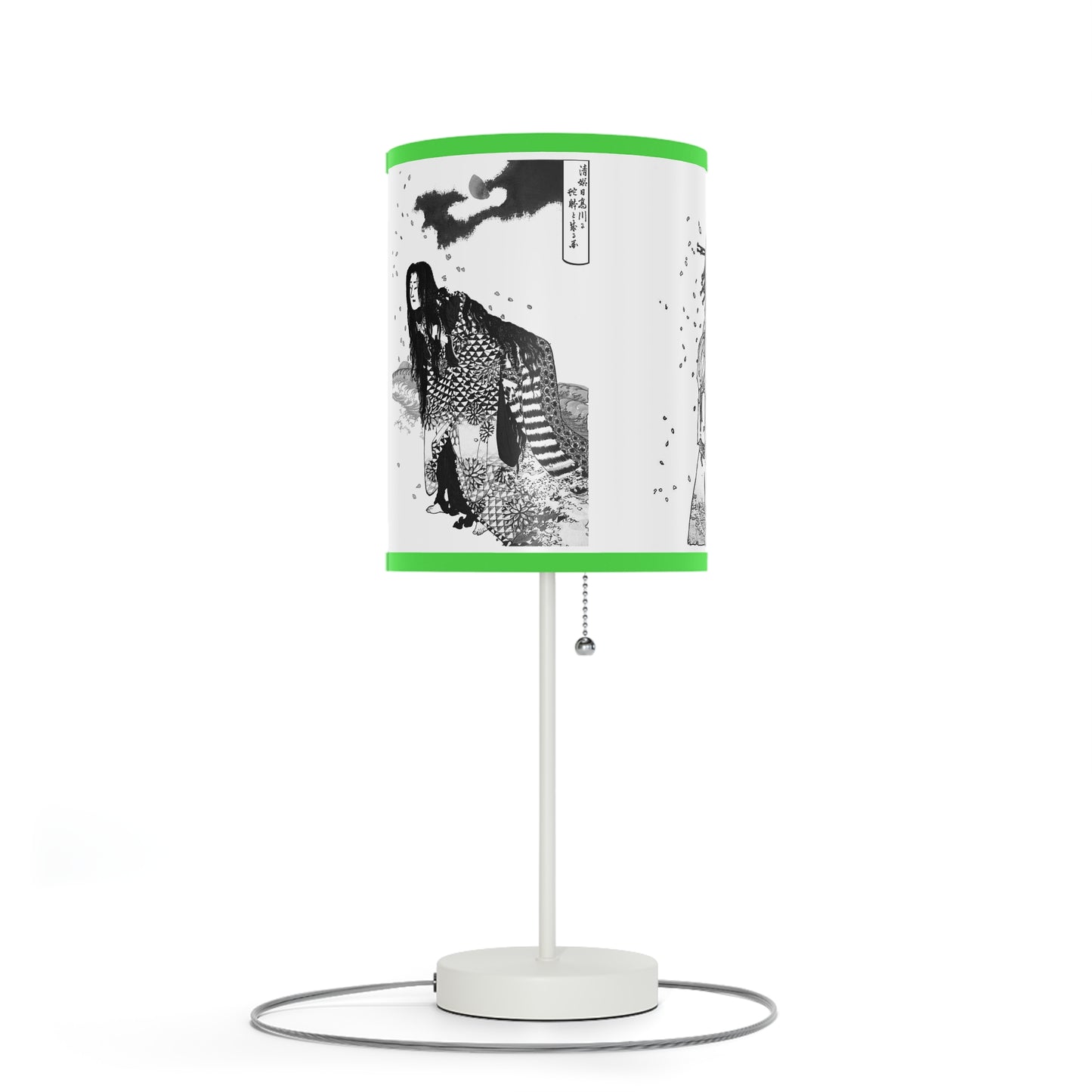 Japanese Woodcut Lamp