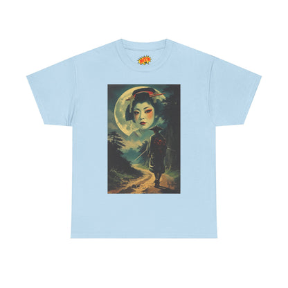 Night Traveller w/Full Moon Geisha T-Shirt