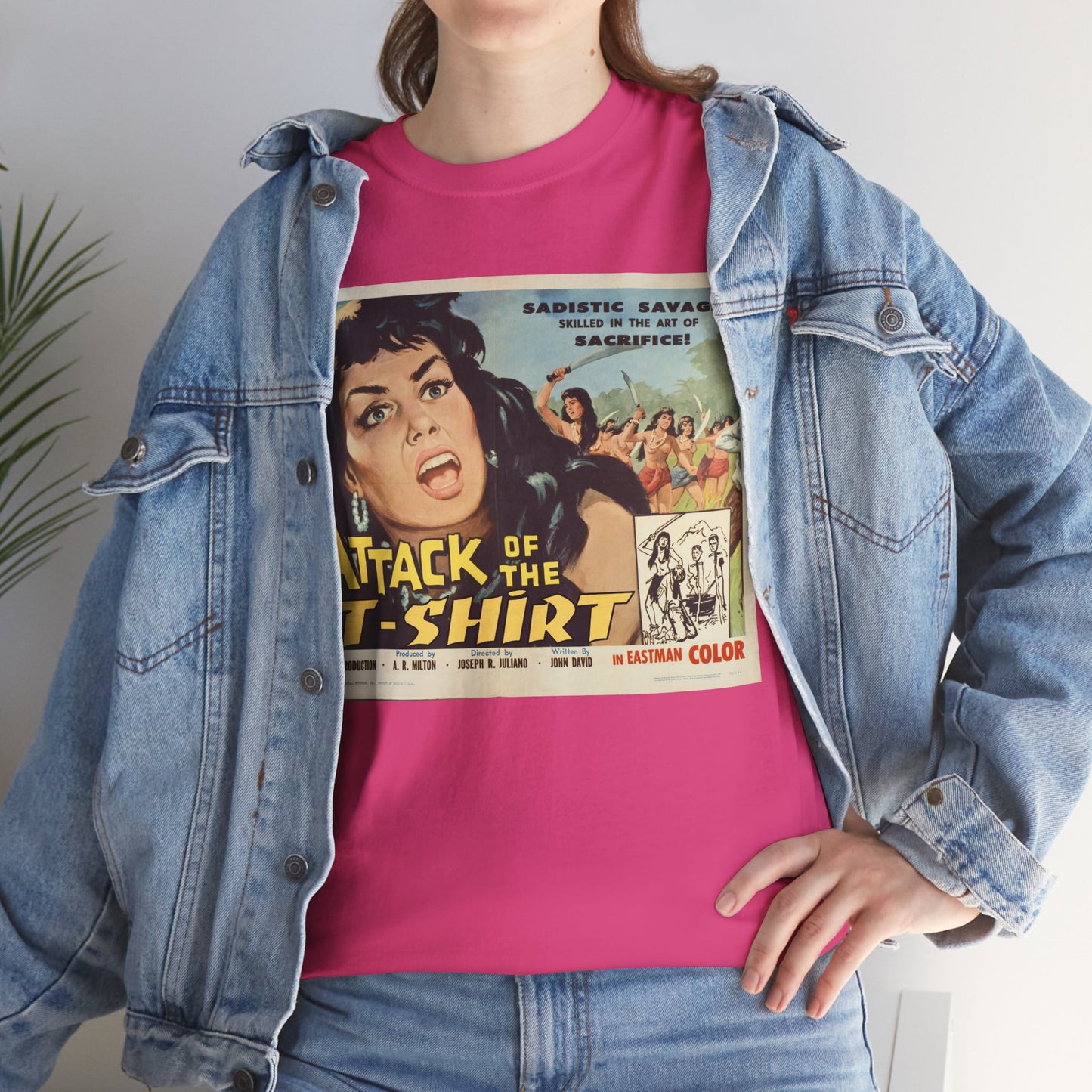 Attack of the T-Shirt Movie Poster T-Shirt