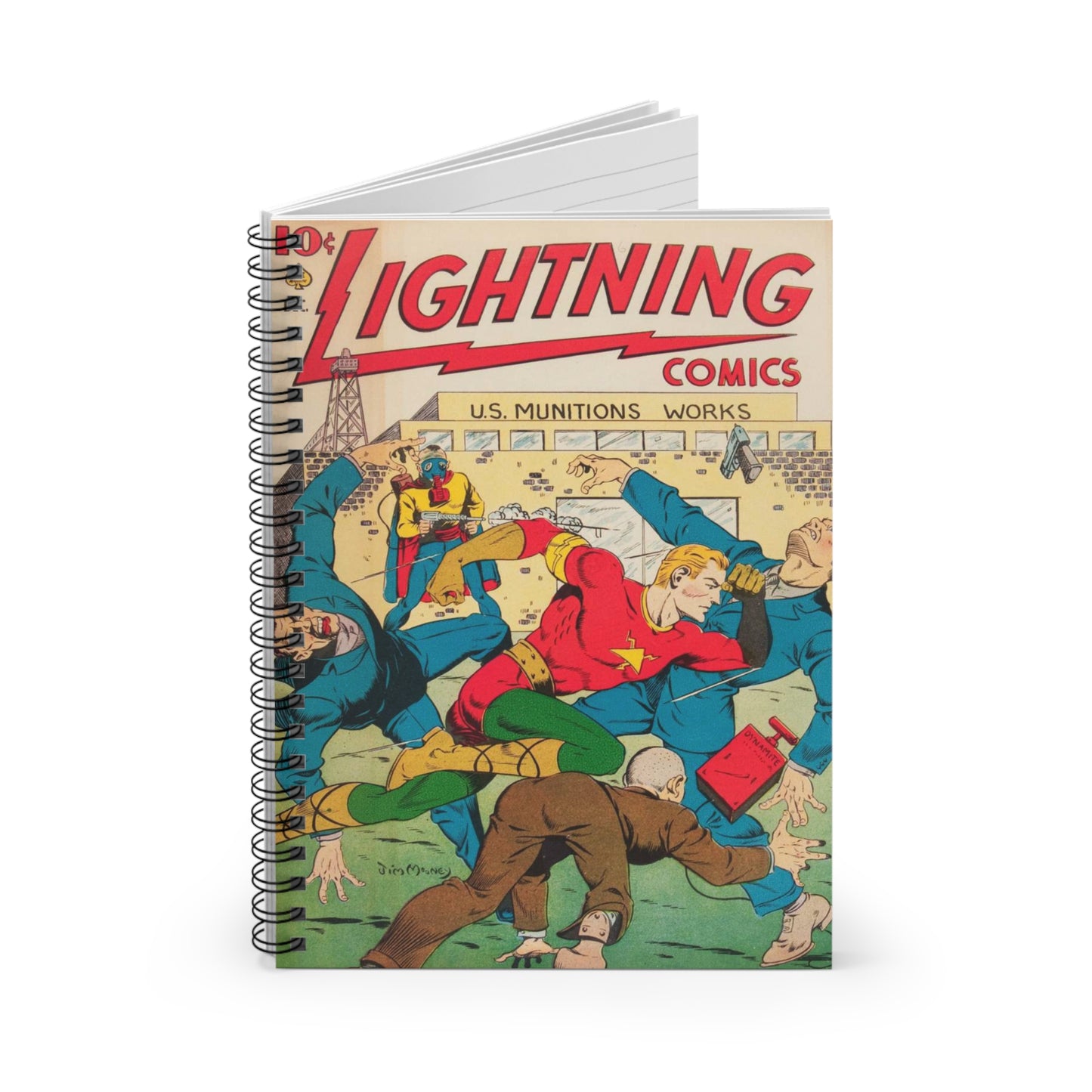 Lightning Comics Dec. Spiral Notebook