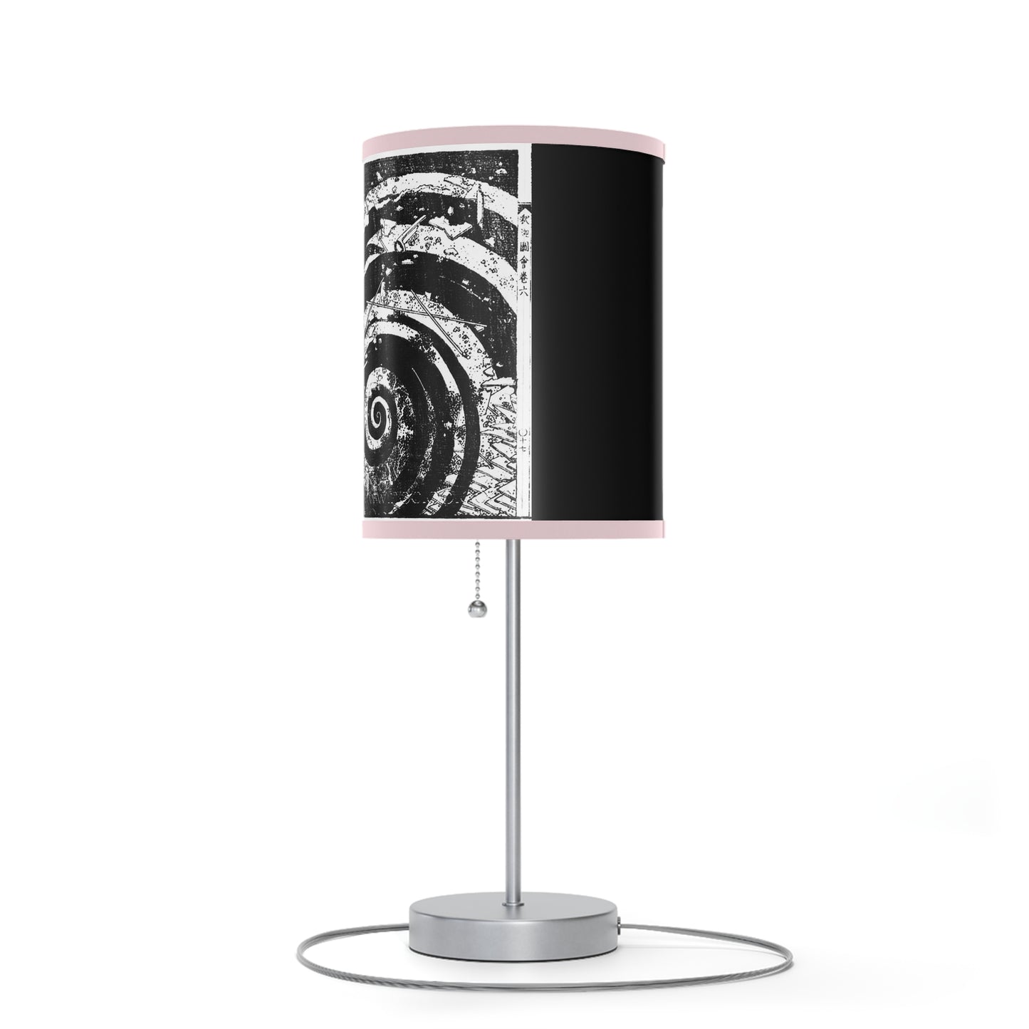 Destruction by Hokusai Japanese Woodcut Lamp