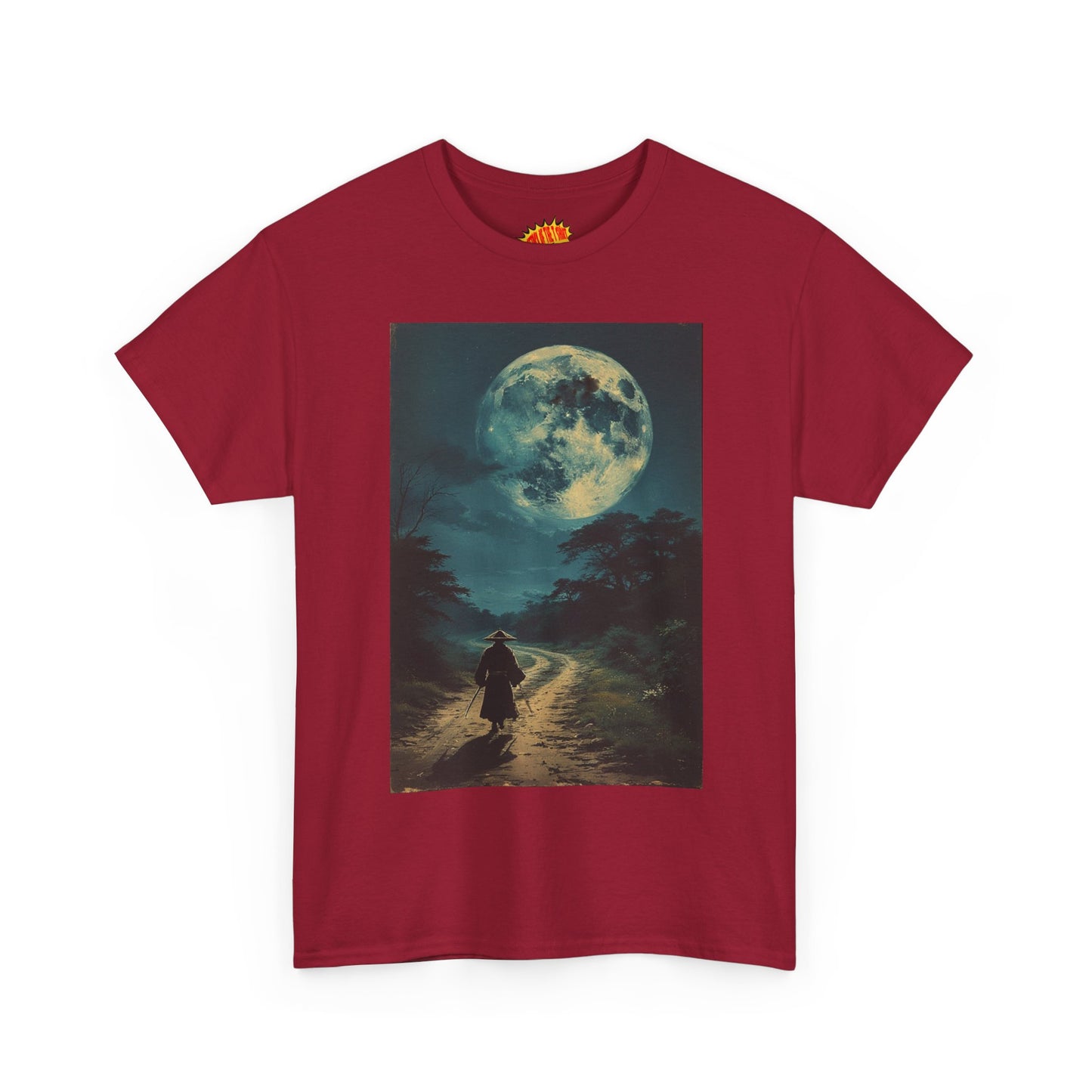 Walking Samurai w/Full Moon T-Shirt *Multiple Colors*