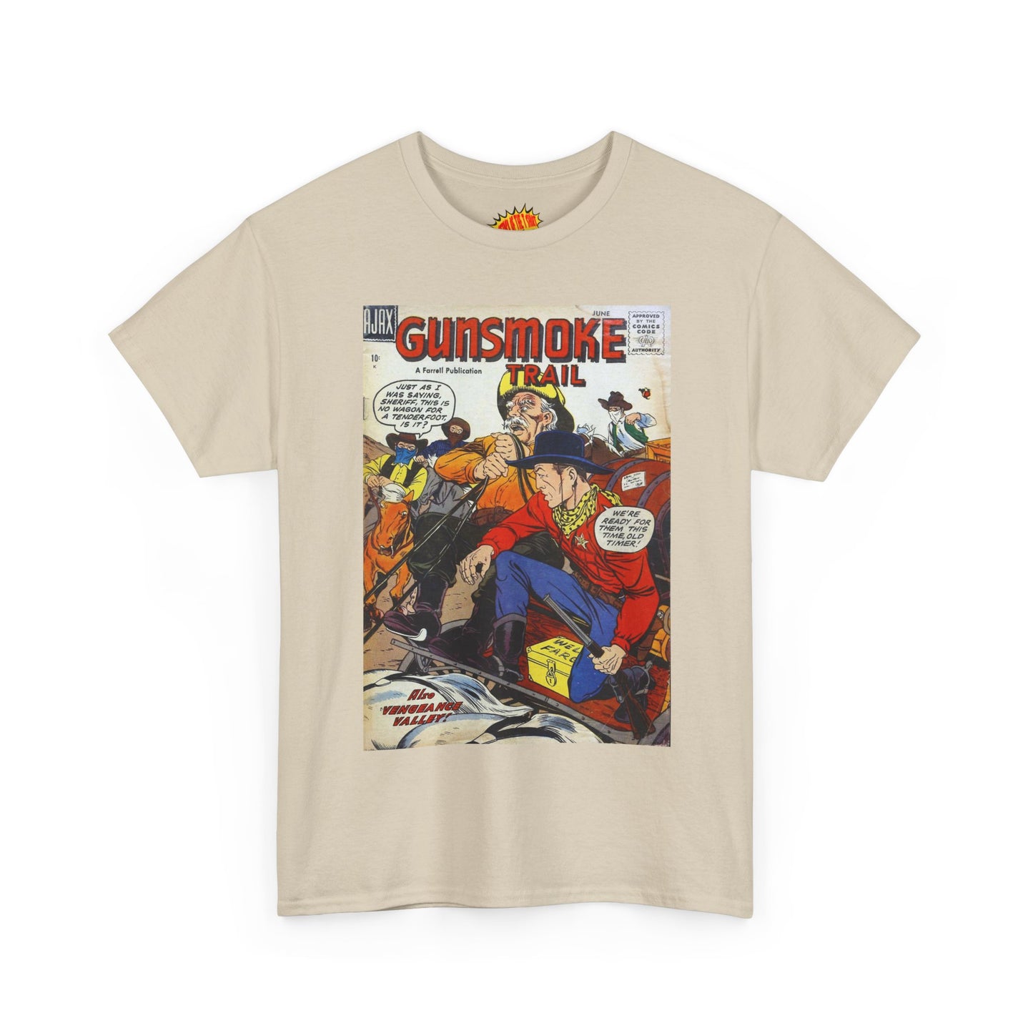 Gunsmoke Trail June Comic Tee Shirt *Multiple Colors*