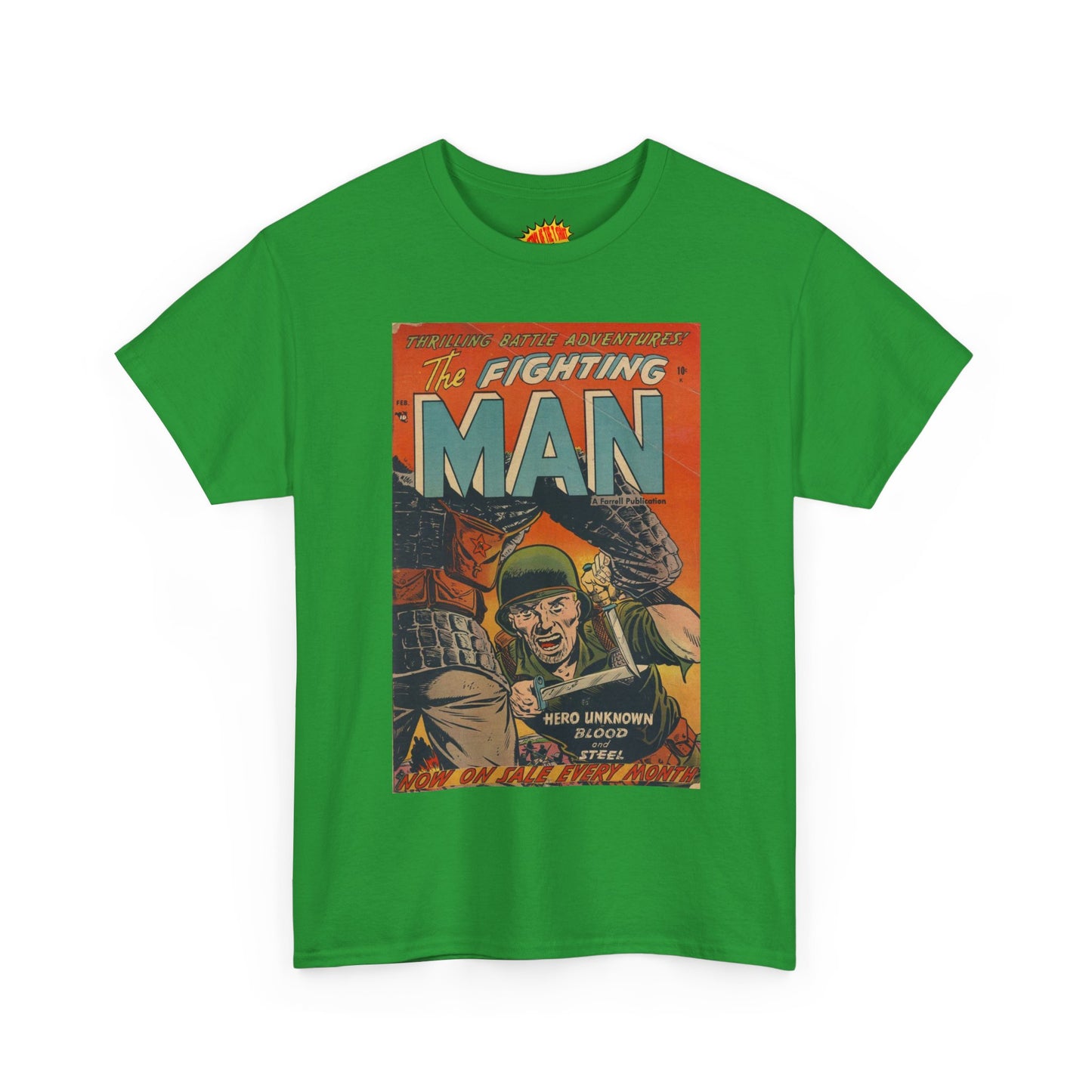 The Fighting Man February Comic Tee Shirt *Multiple Colors*