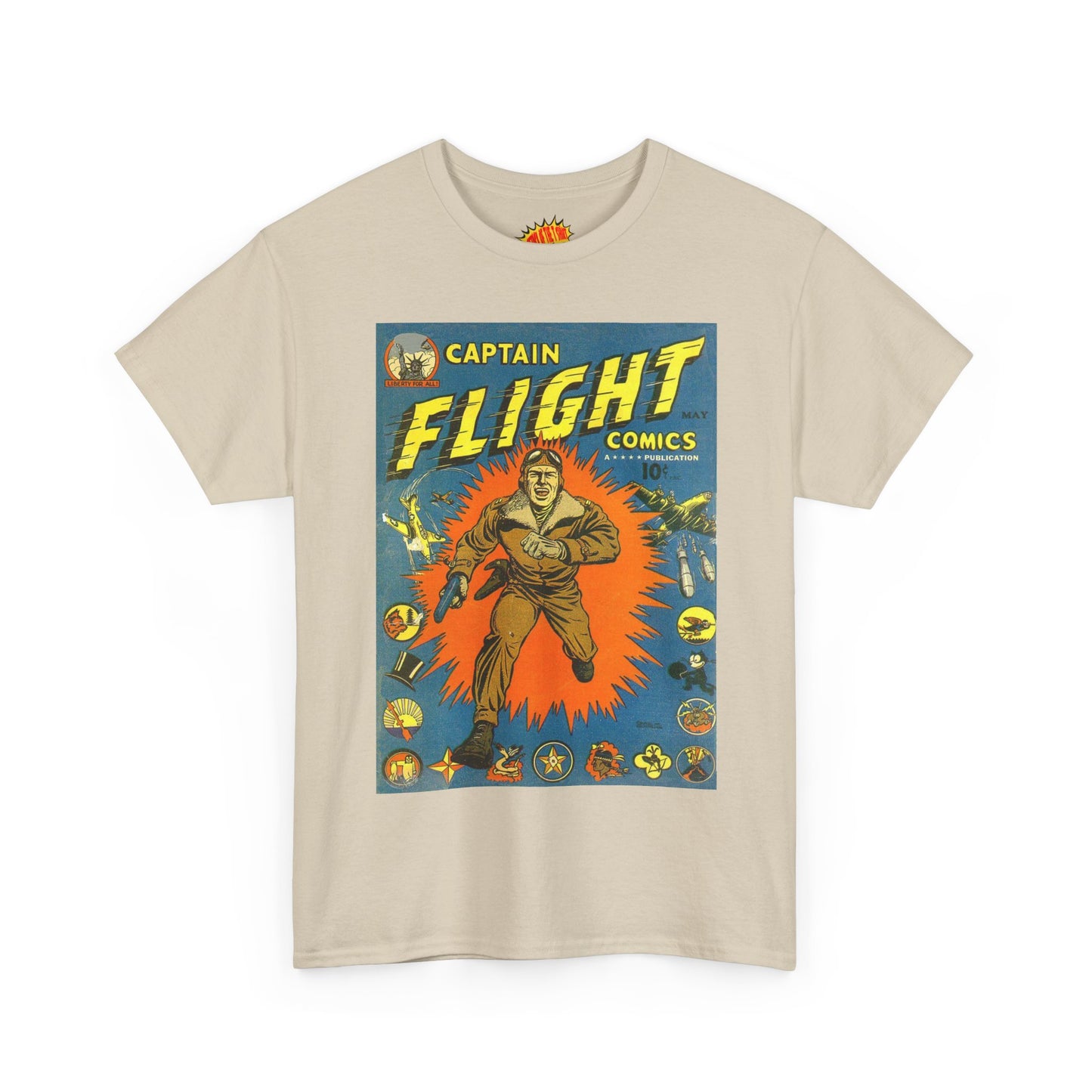 Captain Flight May Comic Tee Shirt *Multiple Colors*