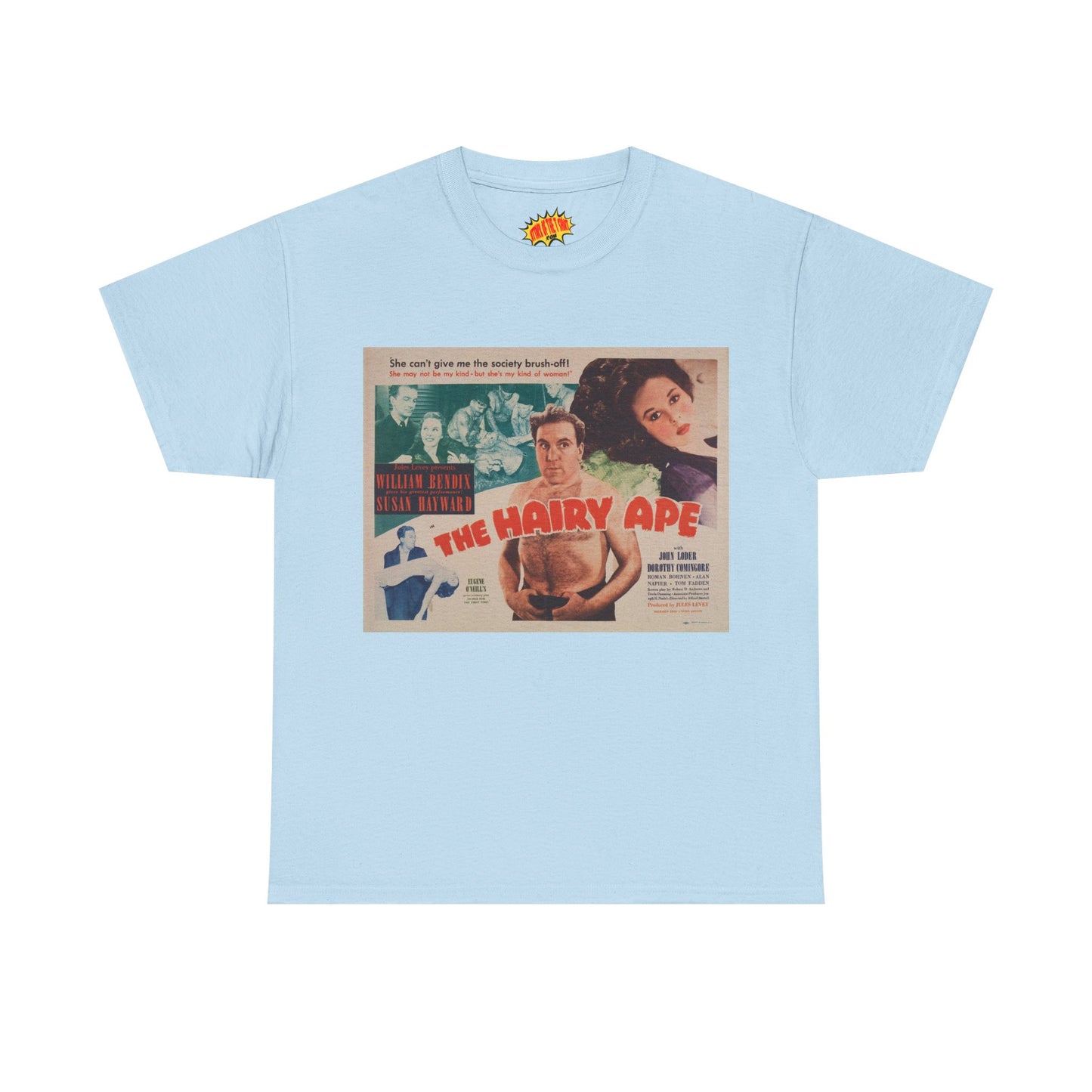 The Hairy Ape Movie Poster T-Shirt *Multiple Colors*