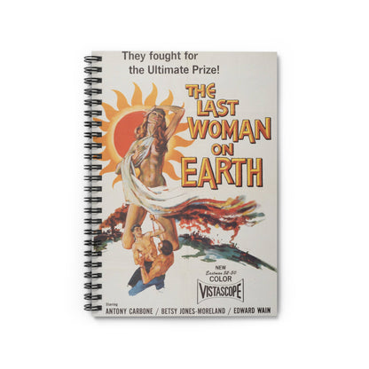 The Last Woman on Earth - Vintage Movie Poster Notebook