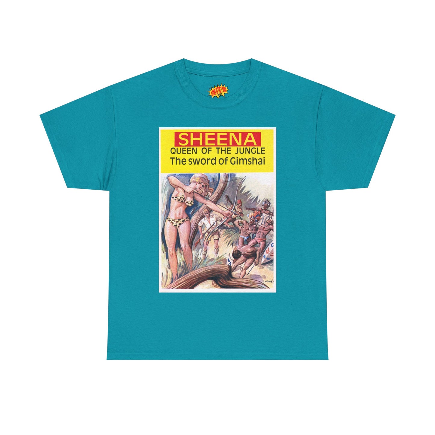 Sheena Queen of the Jungle Comic Tee Shirt *Multiple Colors*
