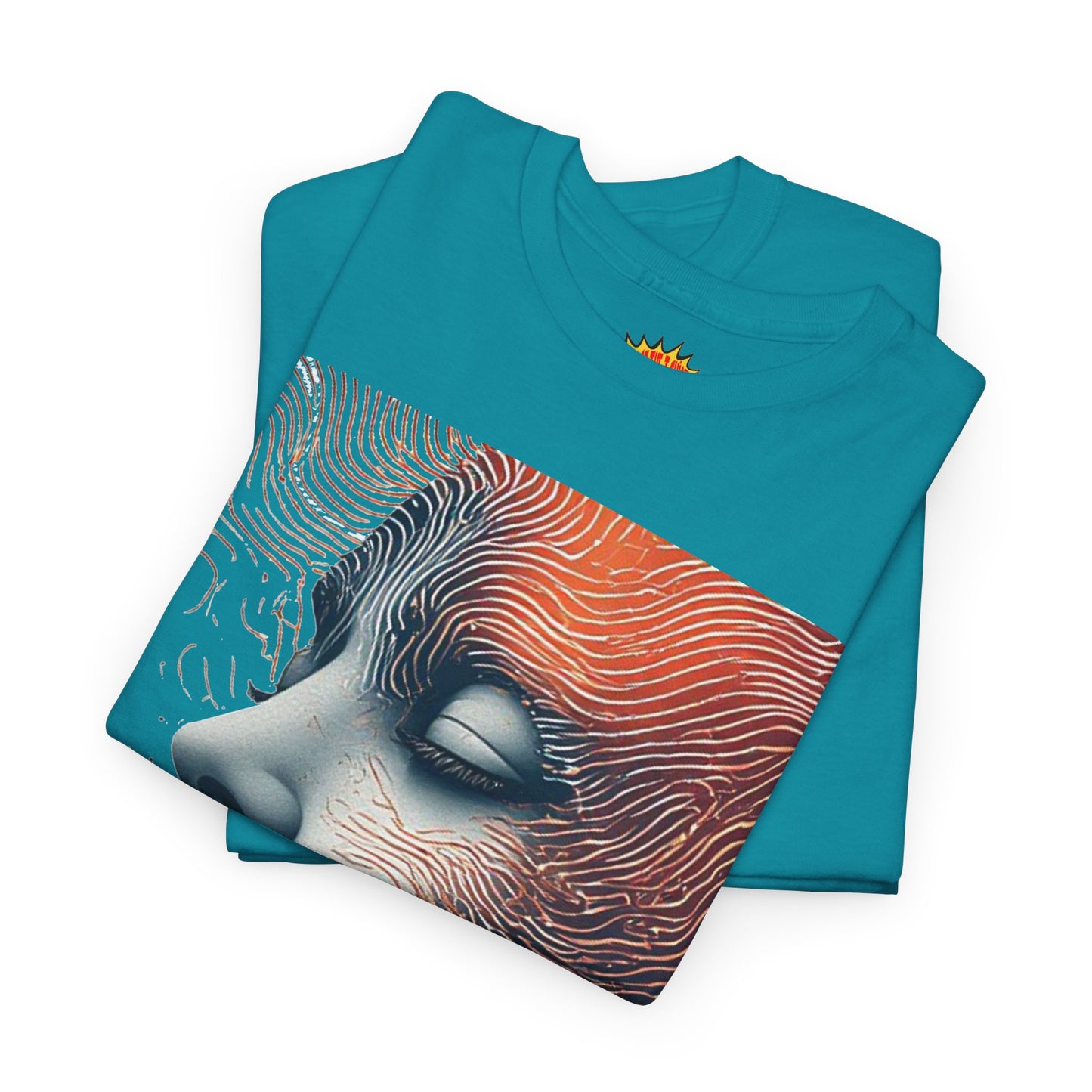 Graphic Art Face Tee Shirt *Multiple Colors*