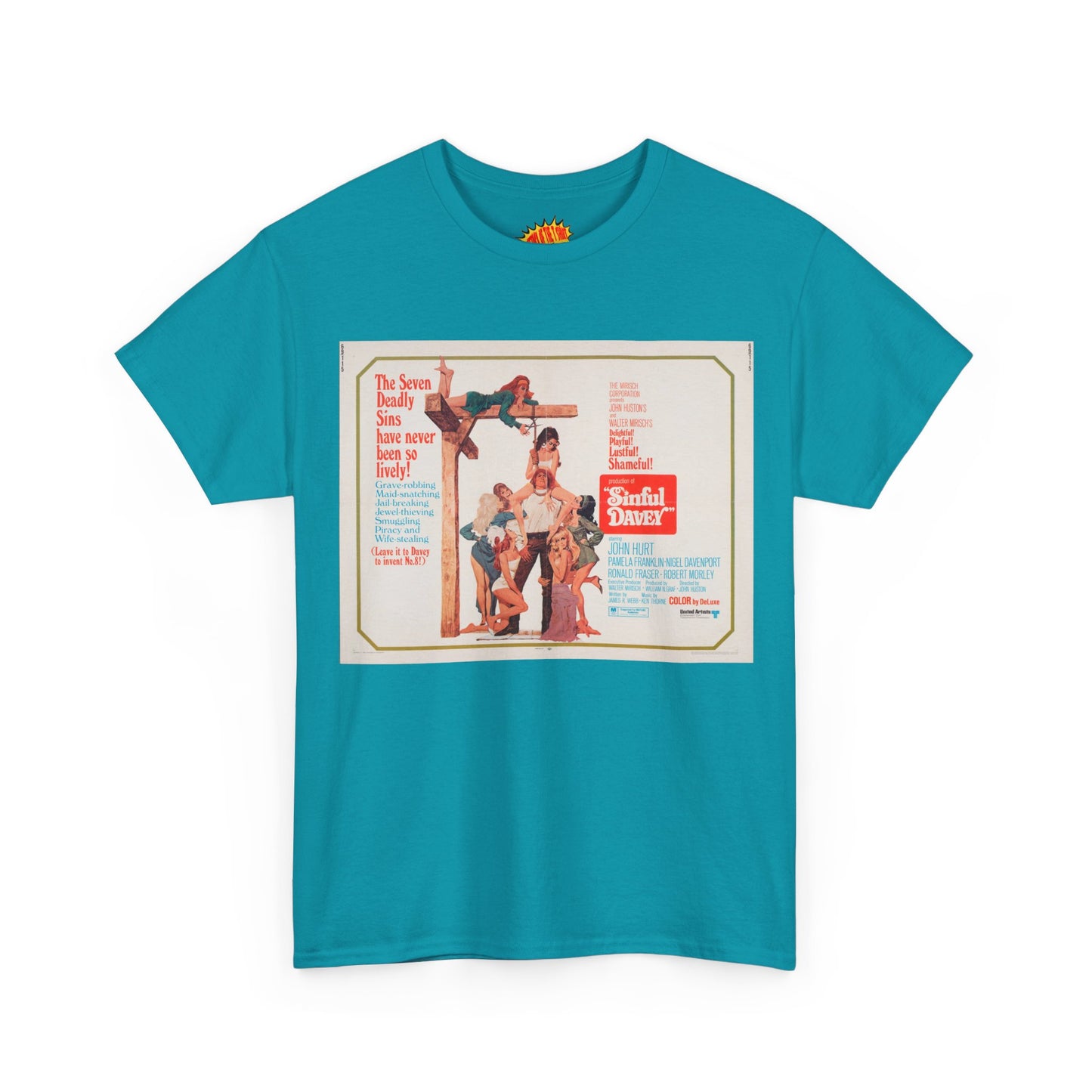 Sinful Davey Movie Poster T-Shirt *Multiple Colors*