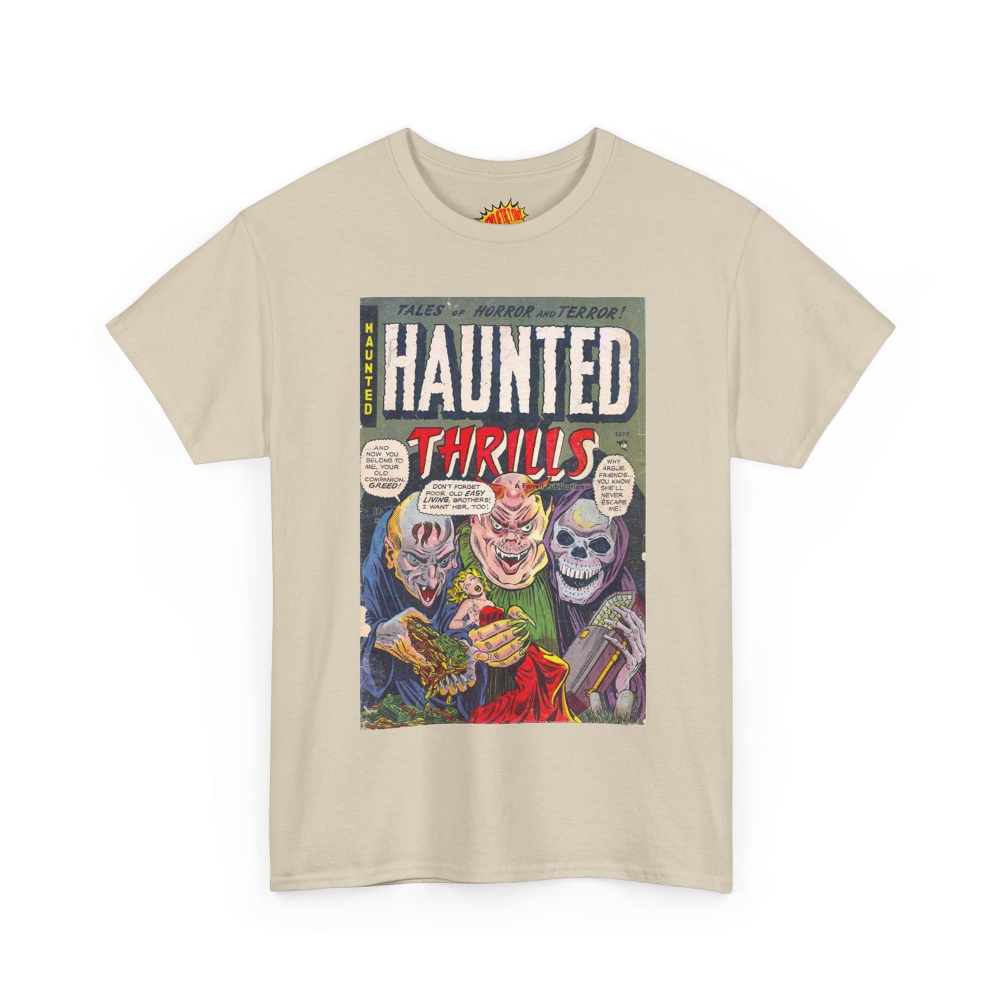 Haunted Thrills September Comic Tee Shirt *Multiple Colors*