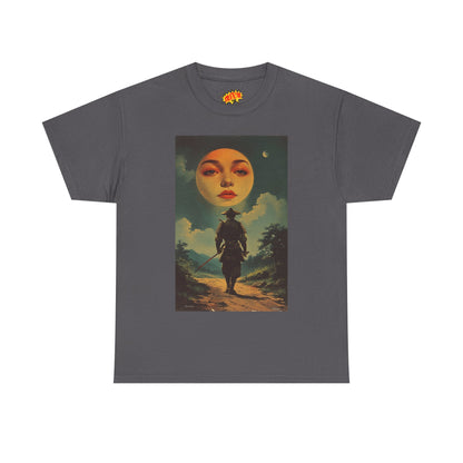 Walking Samurai w/Blood Moon Face T-Shirt