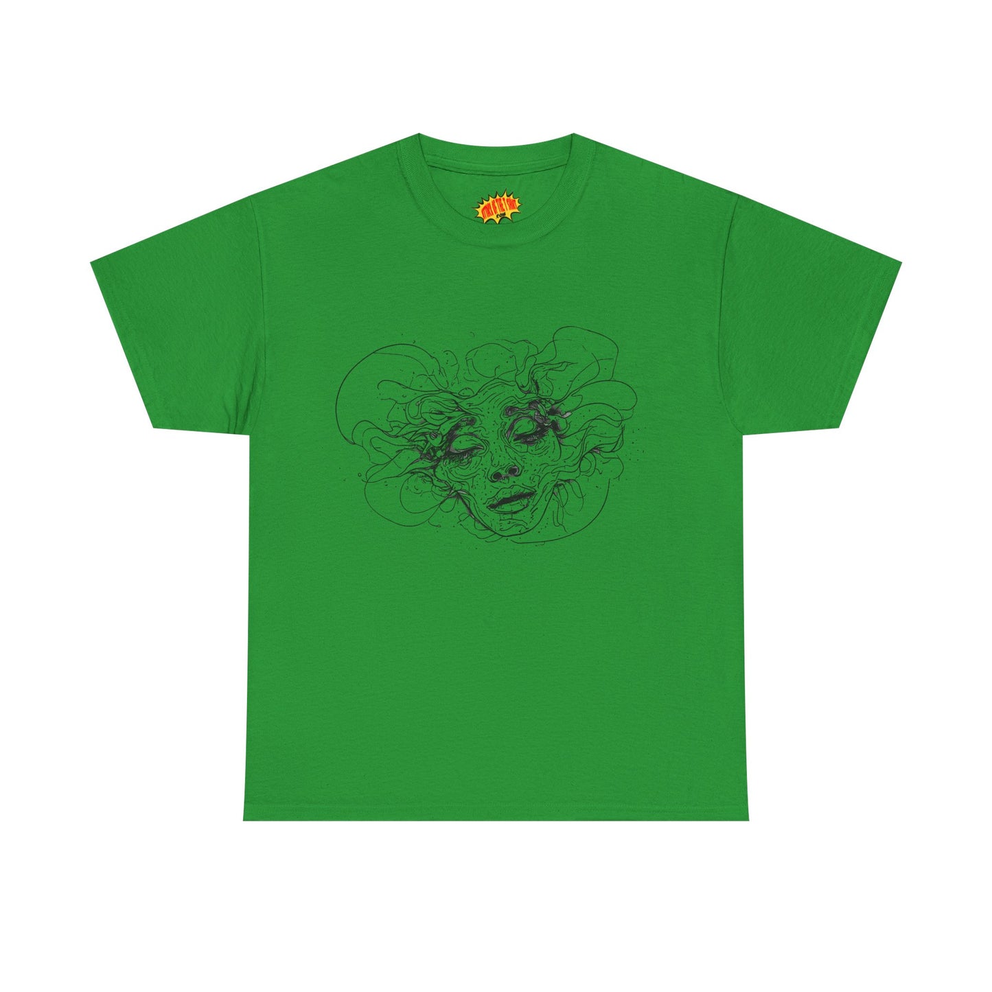 Abstract Face Line Drawing Graphic Art Tee Shirt *Multiple Colors*