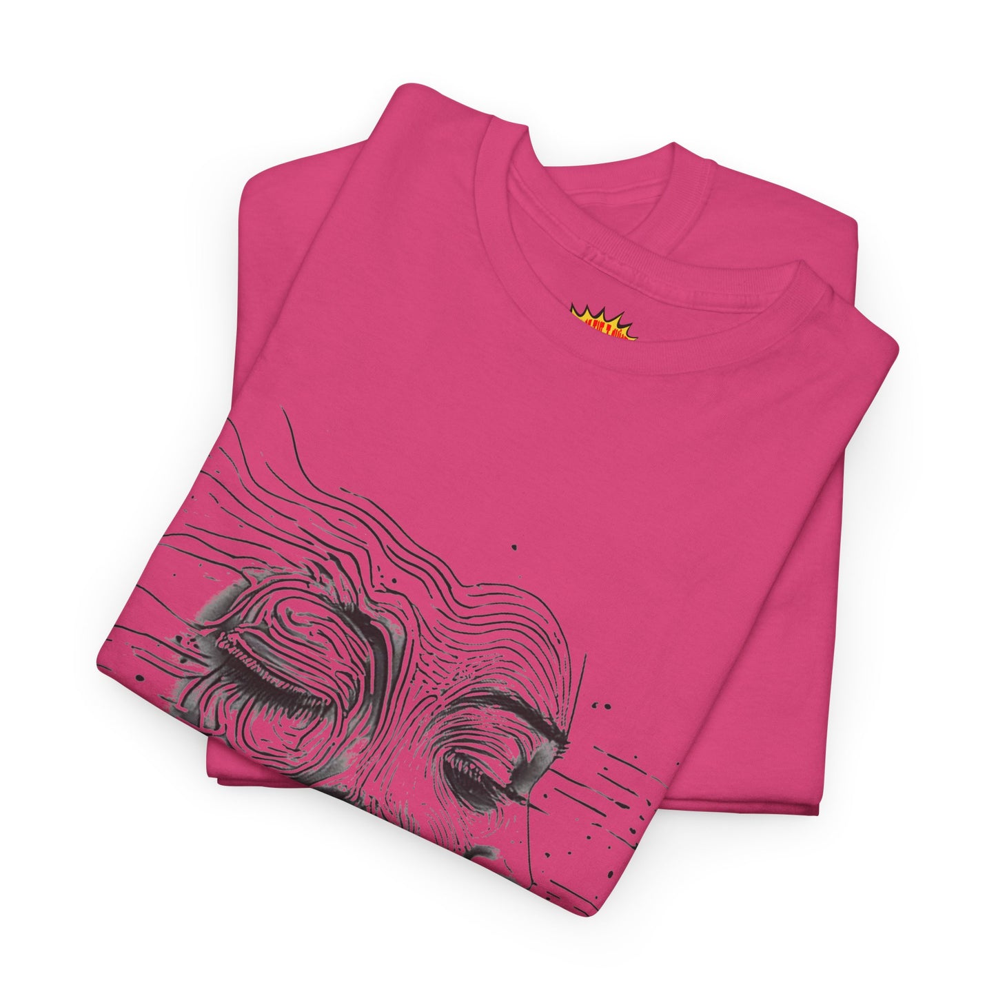 Line Drawing Graphic Art Faces Tee Shirt *Multiple Colors*