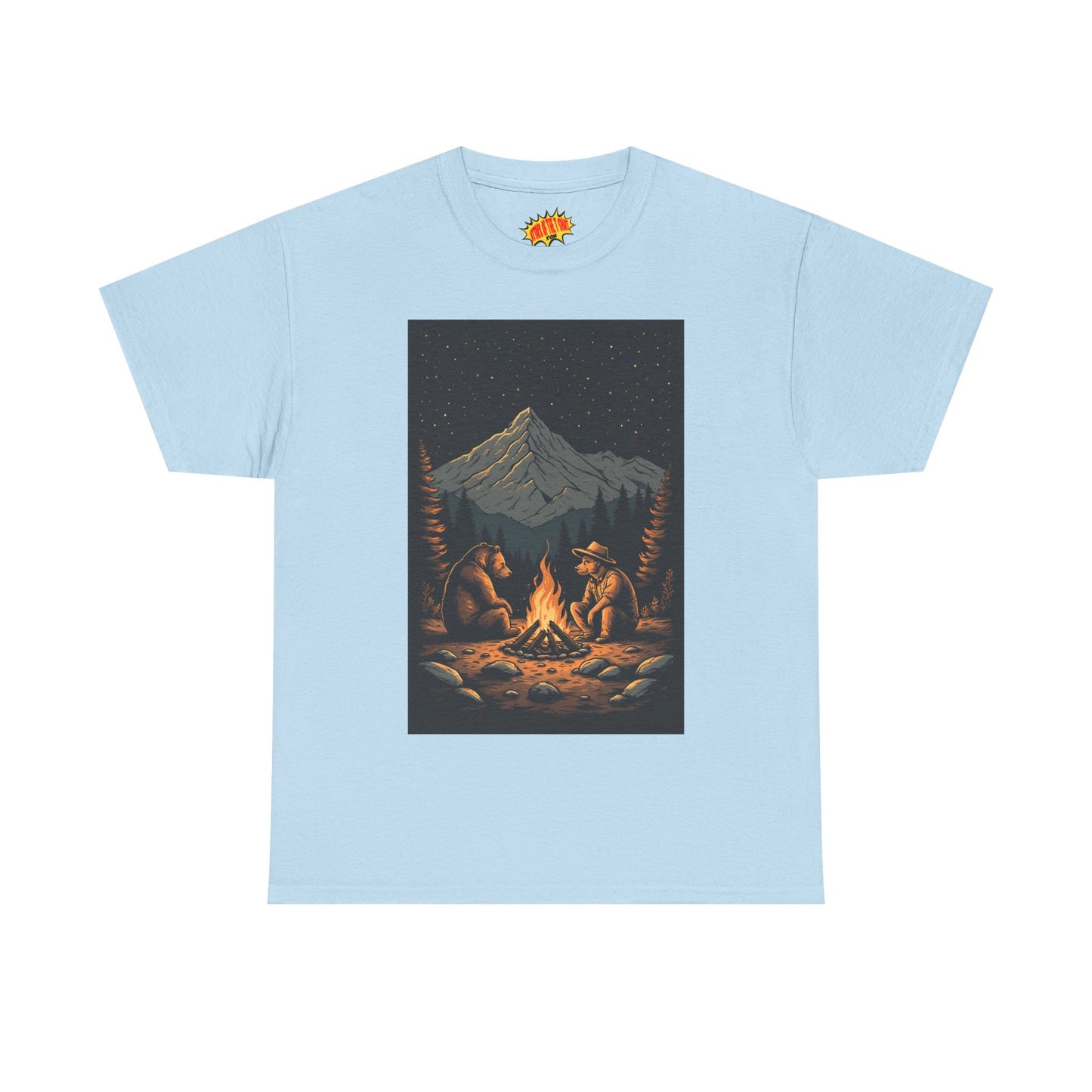 Mountain Bears Campfire Scene T-Shirt *Multiple Colors*