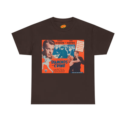 Diamonds and Crime Movie Poster T-Shirt