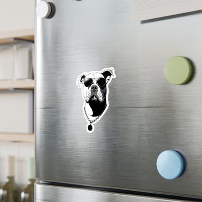 Dog with Sunglasses Durable Vinyl Decal Sticker