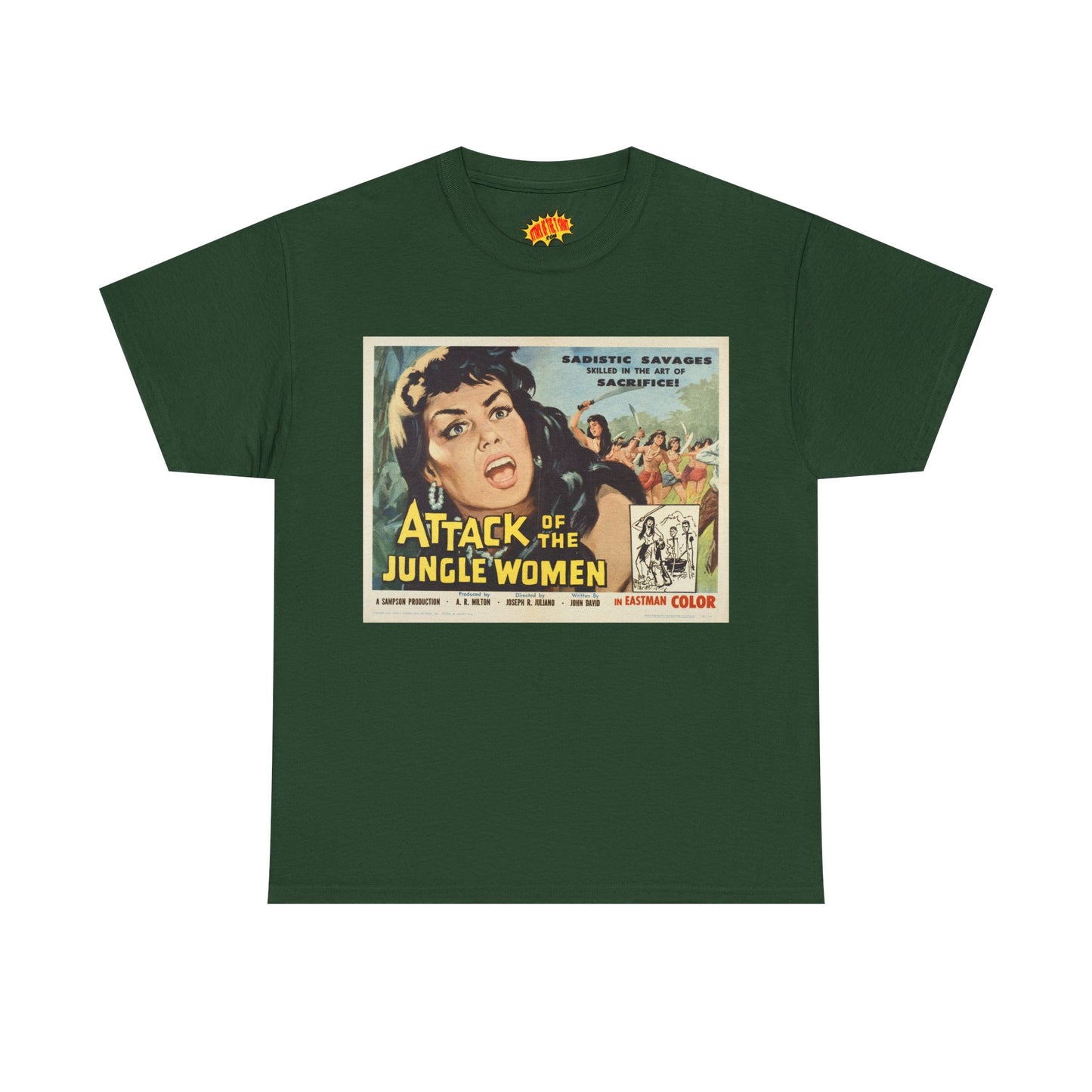 Attack of the Jungle Women Movie Poster T-Shirt *Multiple Colors*