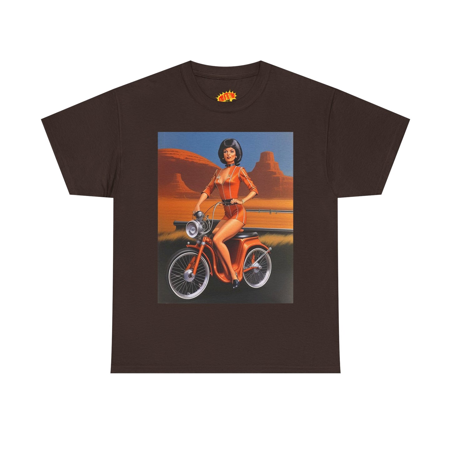Retro Scooter Lady T-Shirt *Multiple Colors*