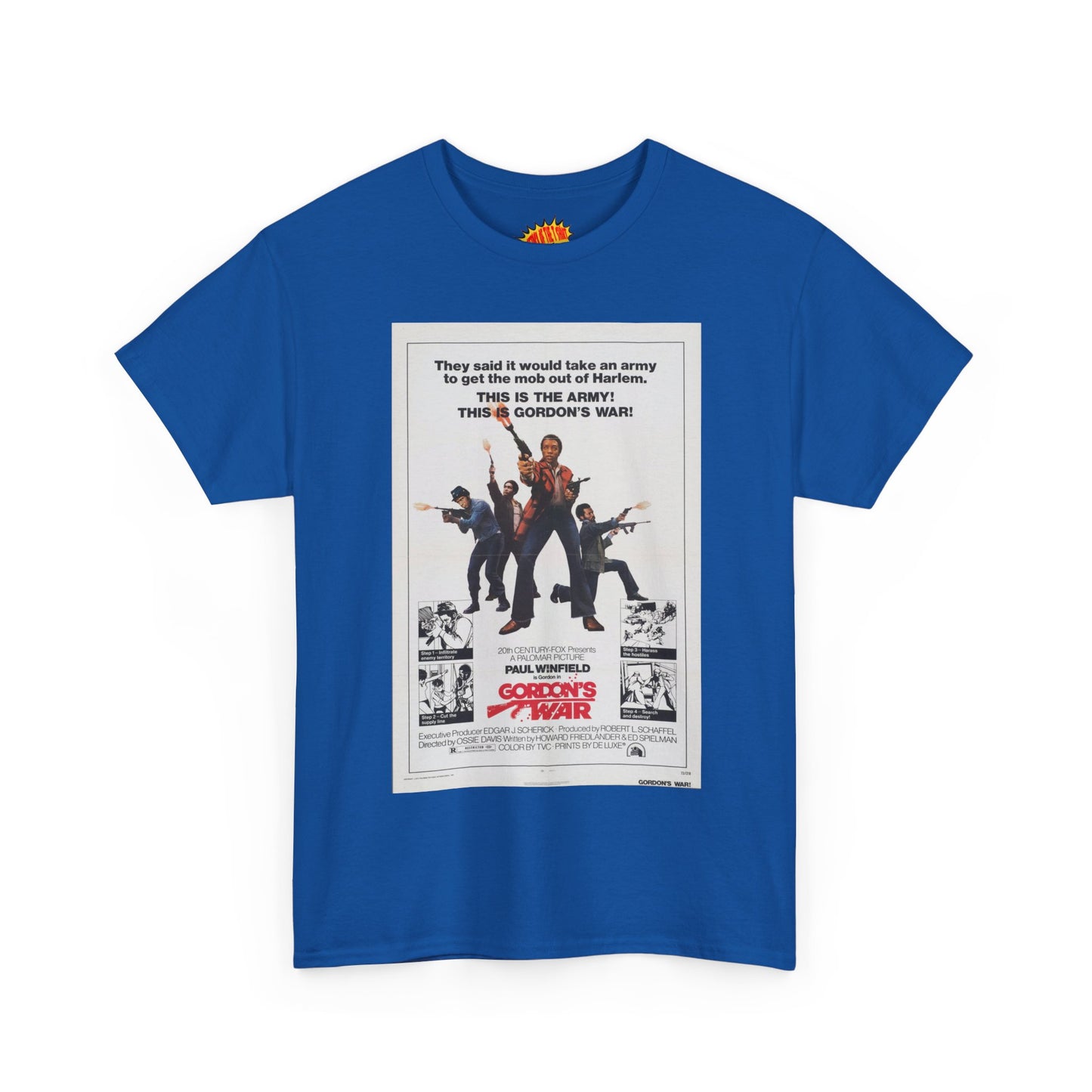 Gordon's War Movie Poster T-Shirt *Multiple Colors*