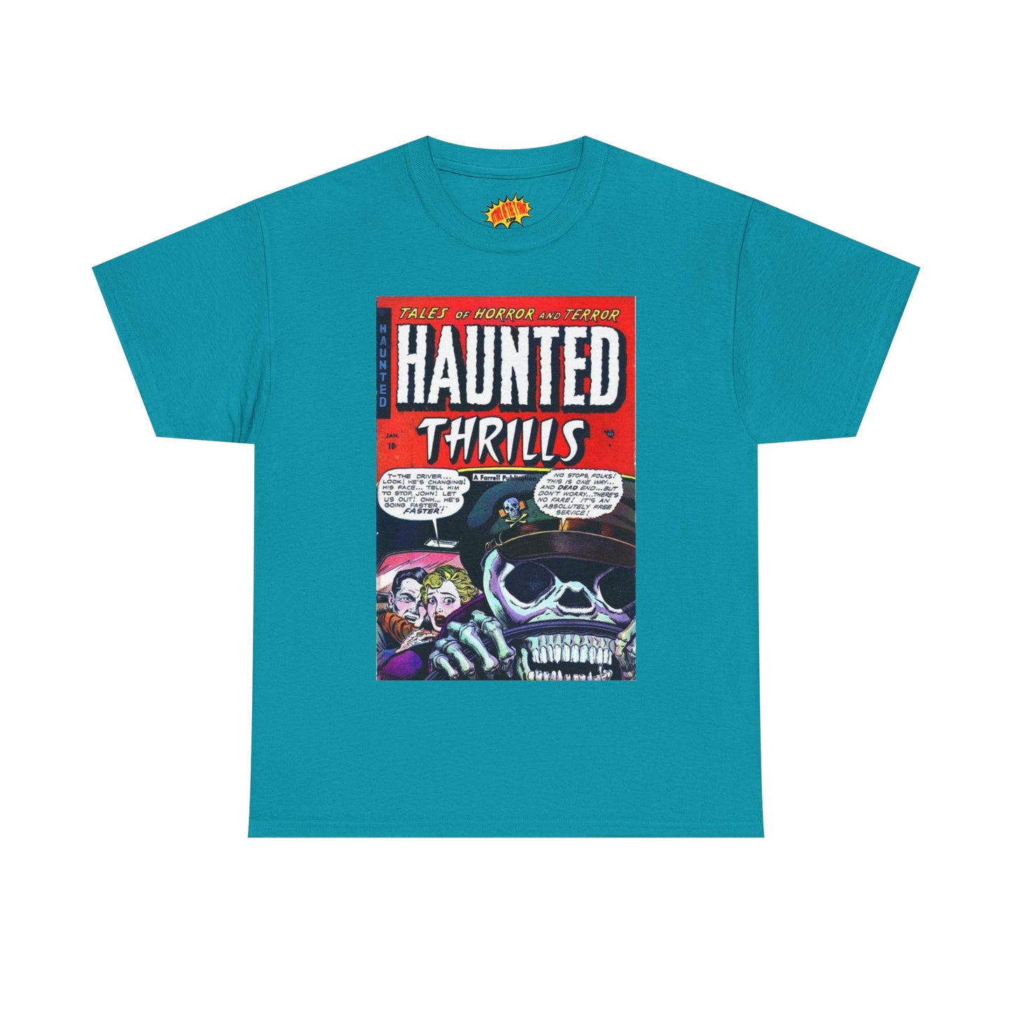 Haunted Thrills January Comic Tee Shirt *Multiple Colors*
