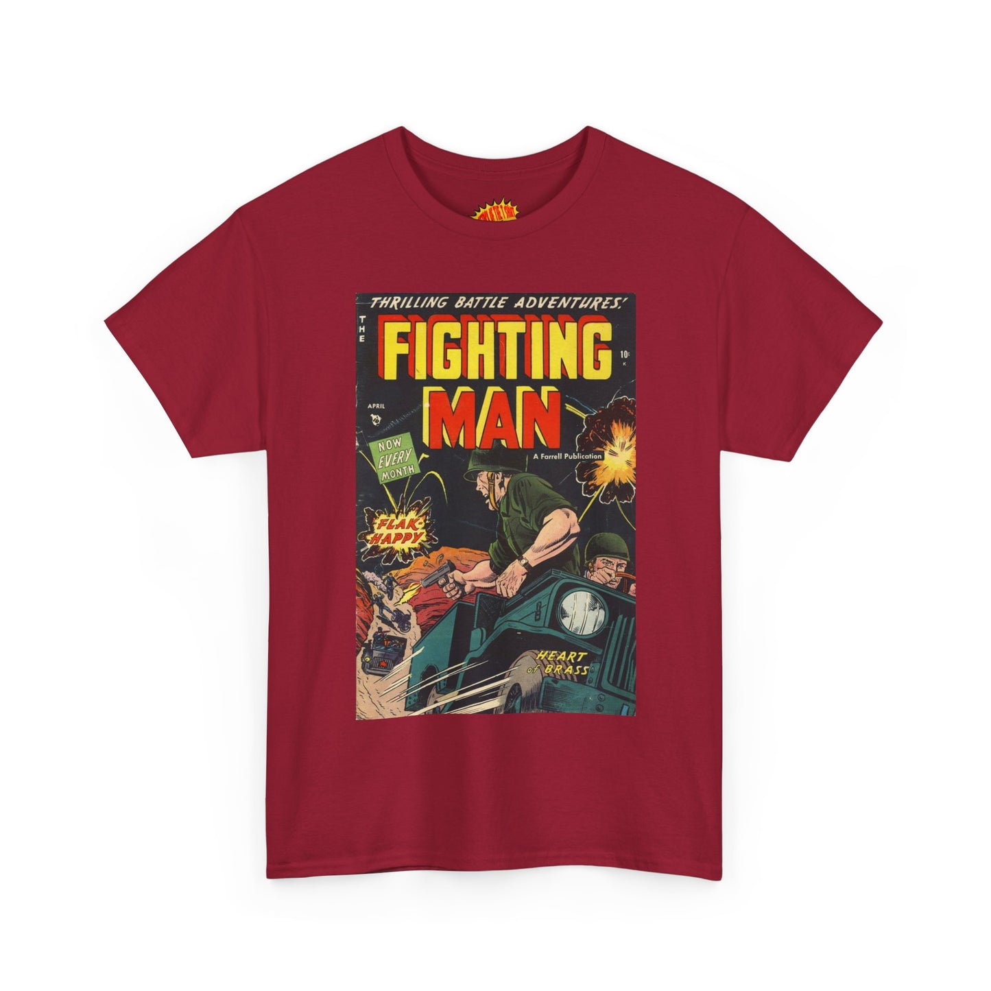 The Fighting Man April Comic Tee Shirt *Multiple Colors*