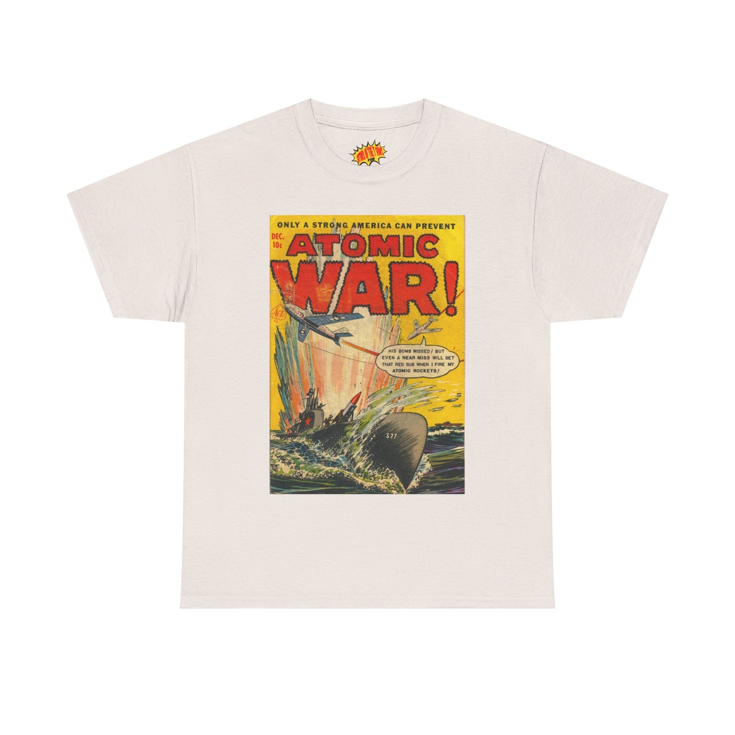 Atomic War Dec. Comic Tee Shirt *Multiple Colors*