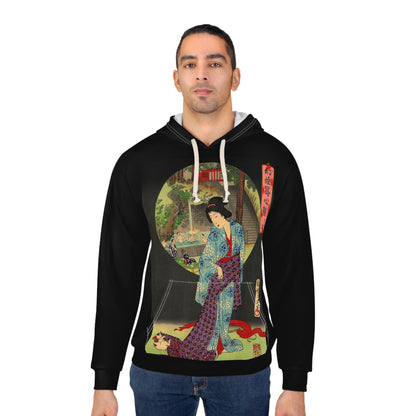Oji Waterfall, Toyohara Chikanobu - Black Hoodie