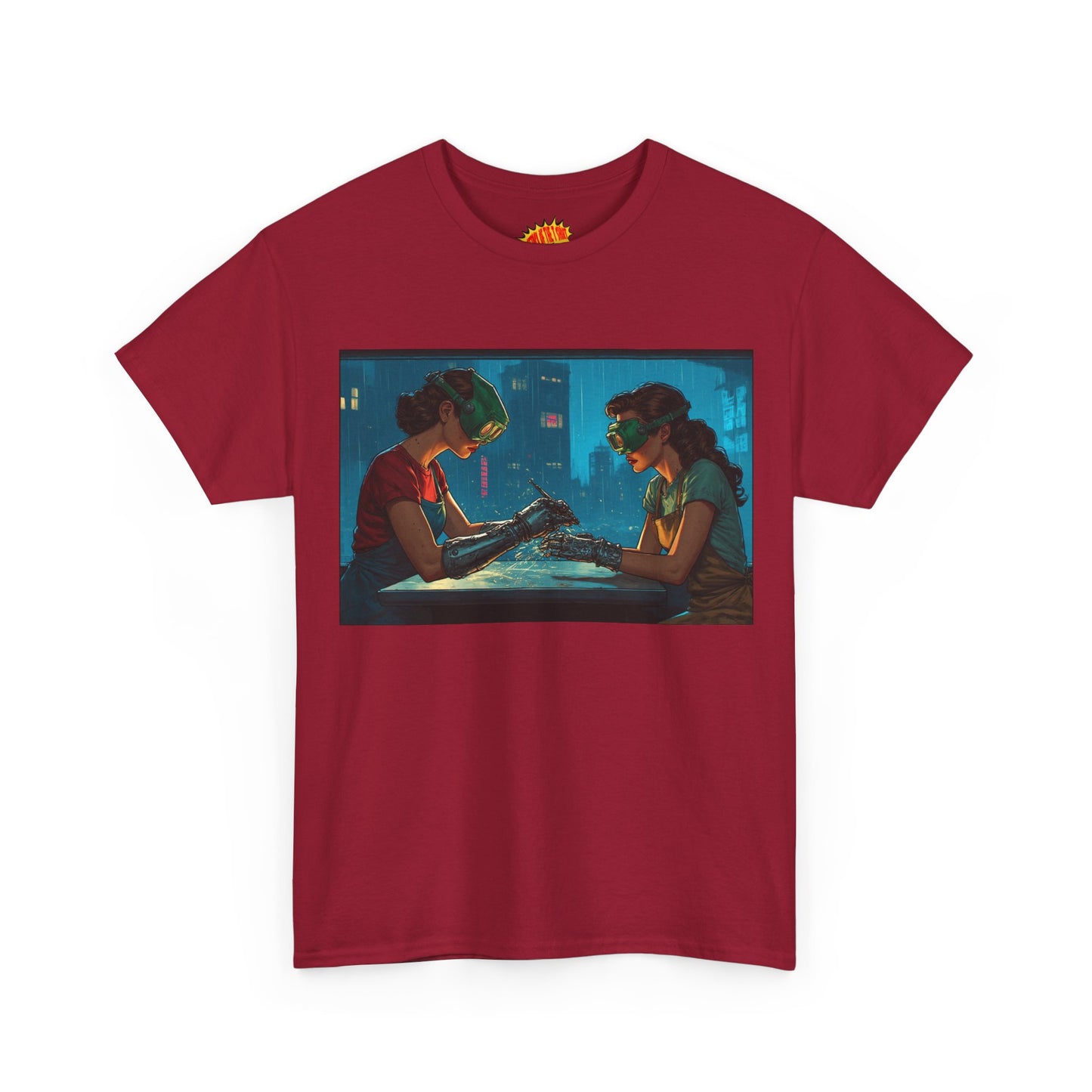 Cyberpunk Cyborg Hand Repair Scene T-Shirt *Multiple Colors*