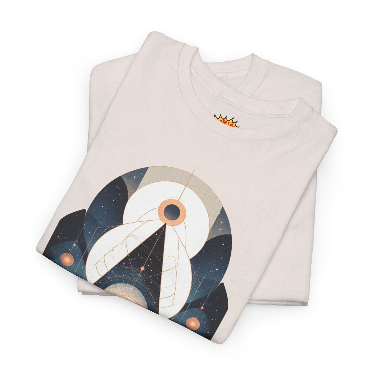 Geometric Space Art Pattern Graphic Tee Shirt *Multiple Colors*
