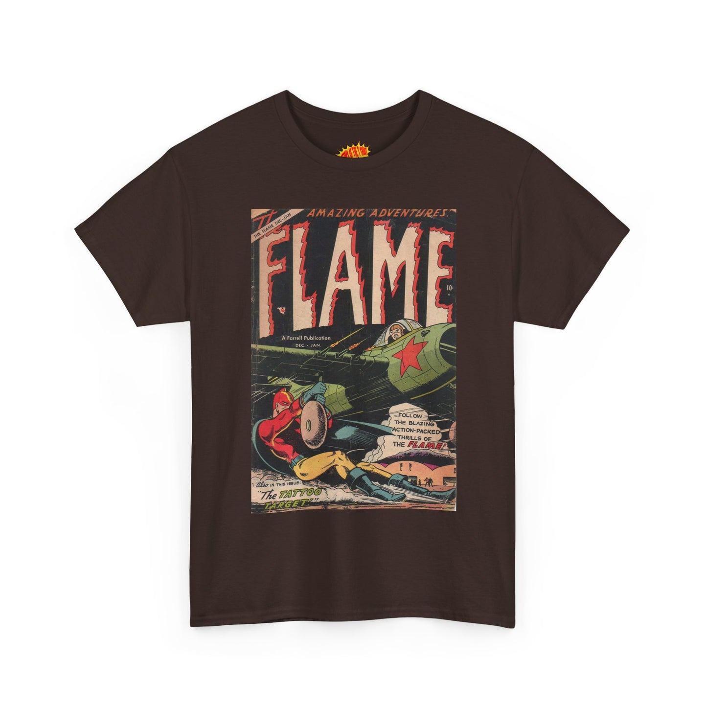 The Flame December - January Comic Tee Shirt *Multiple Colors*