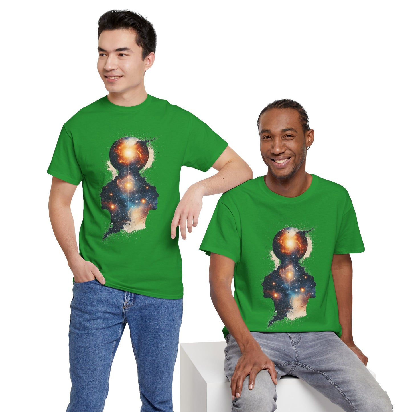 Multiple Galaxy Nebula Art Graphic Tee Shirt *Multiple Colors*