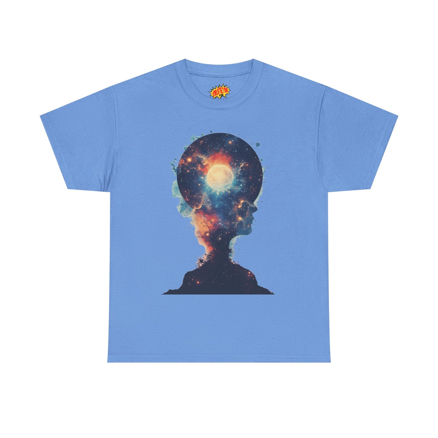 Abstract Galaxy Nebula Art w/Face Graphic Tee Shirt *Multiple Colors*