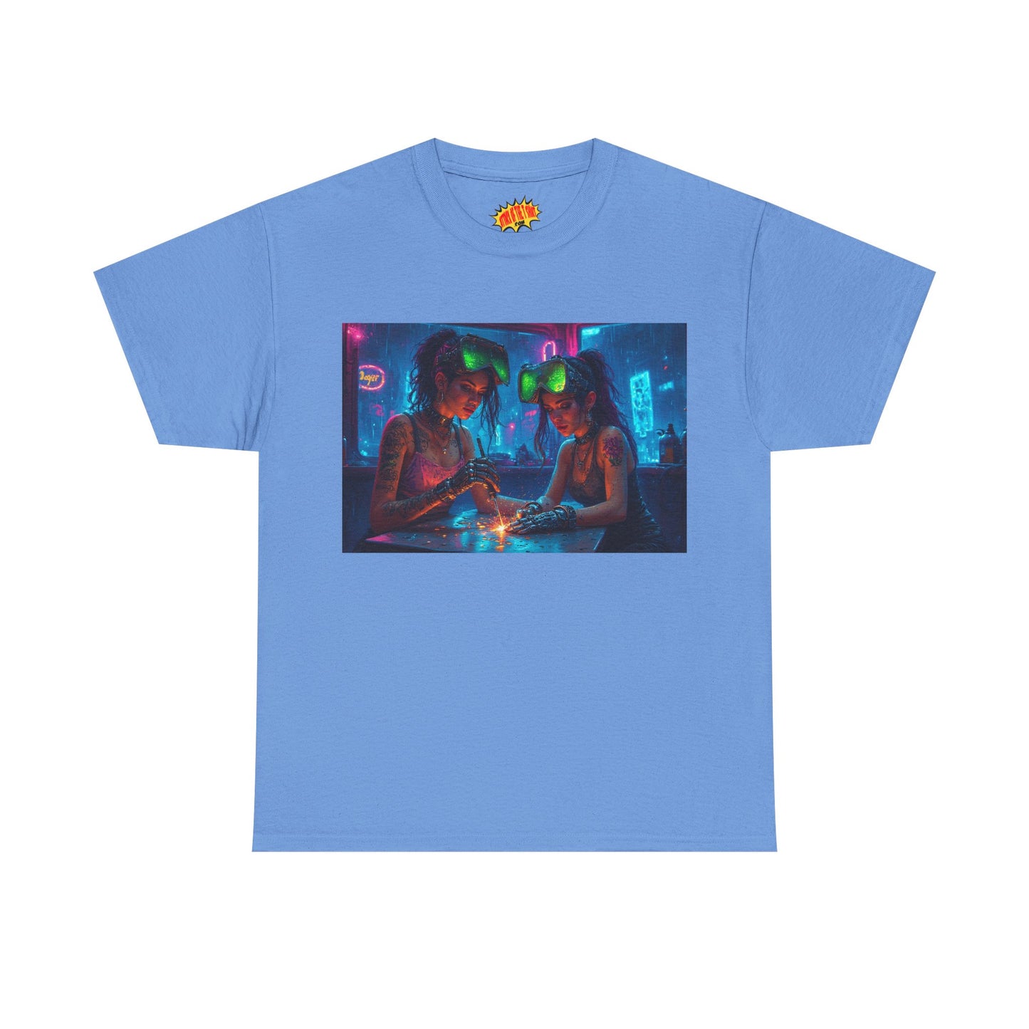 Cyberpunk Robot Fingers Manicure Scene T-Shirt *Multiple Colors*