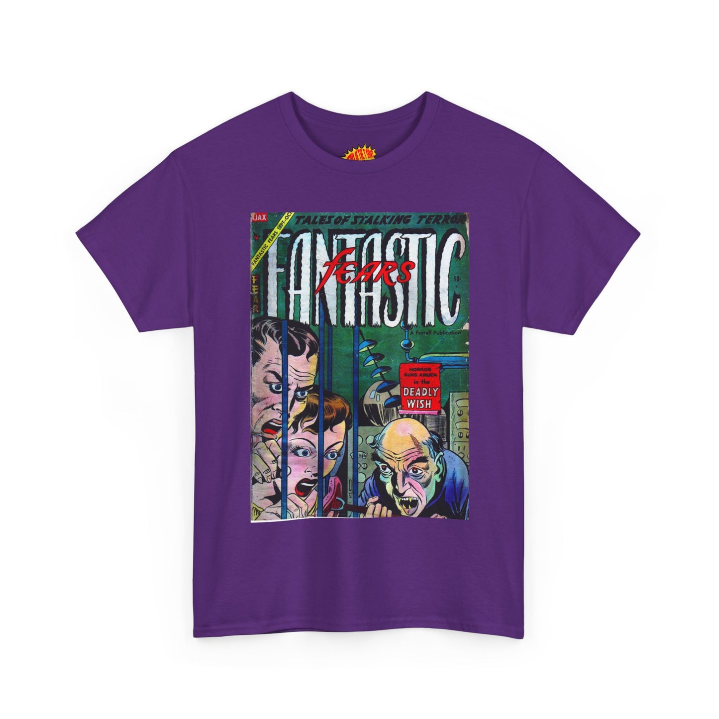 Fantastic Fears September - October Comic Tee Shirt *Multiple Colors*