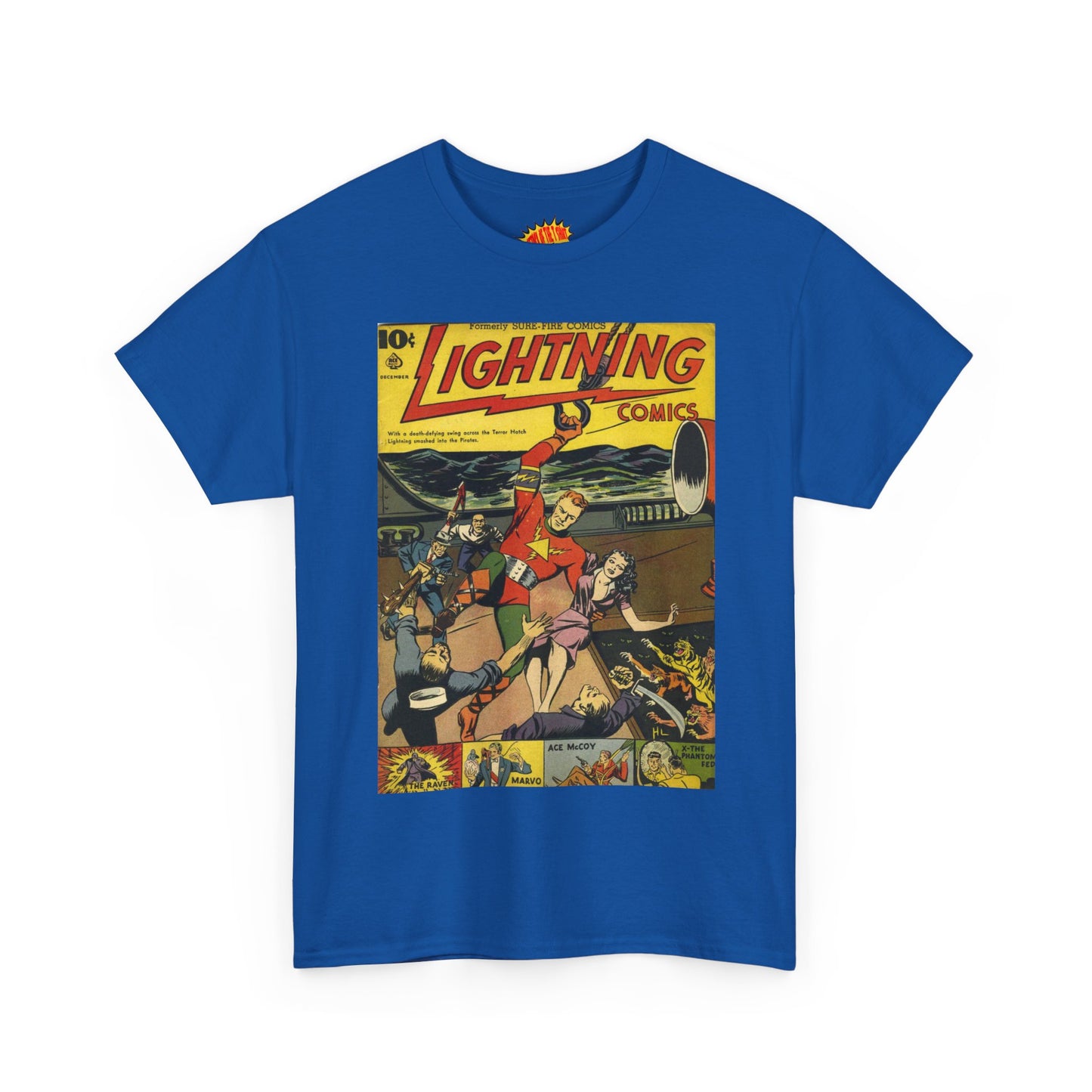 Lightning Comics December Comic Tee Shirt *Multiple Colors*