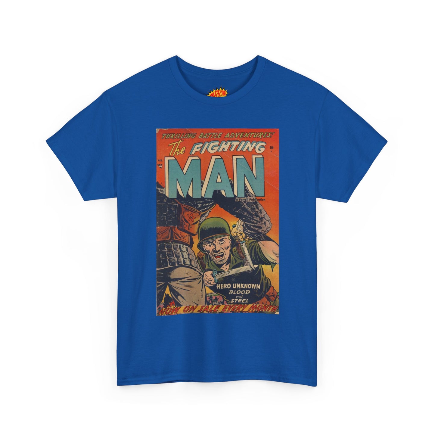 The Fighting Man February Comic Tee Shirt *Multiple Colors*