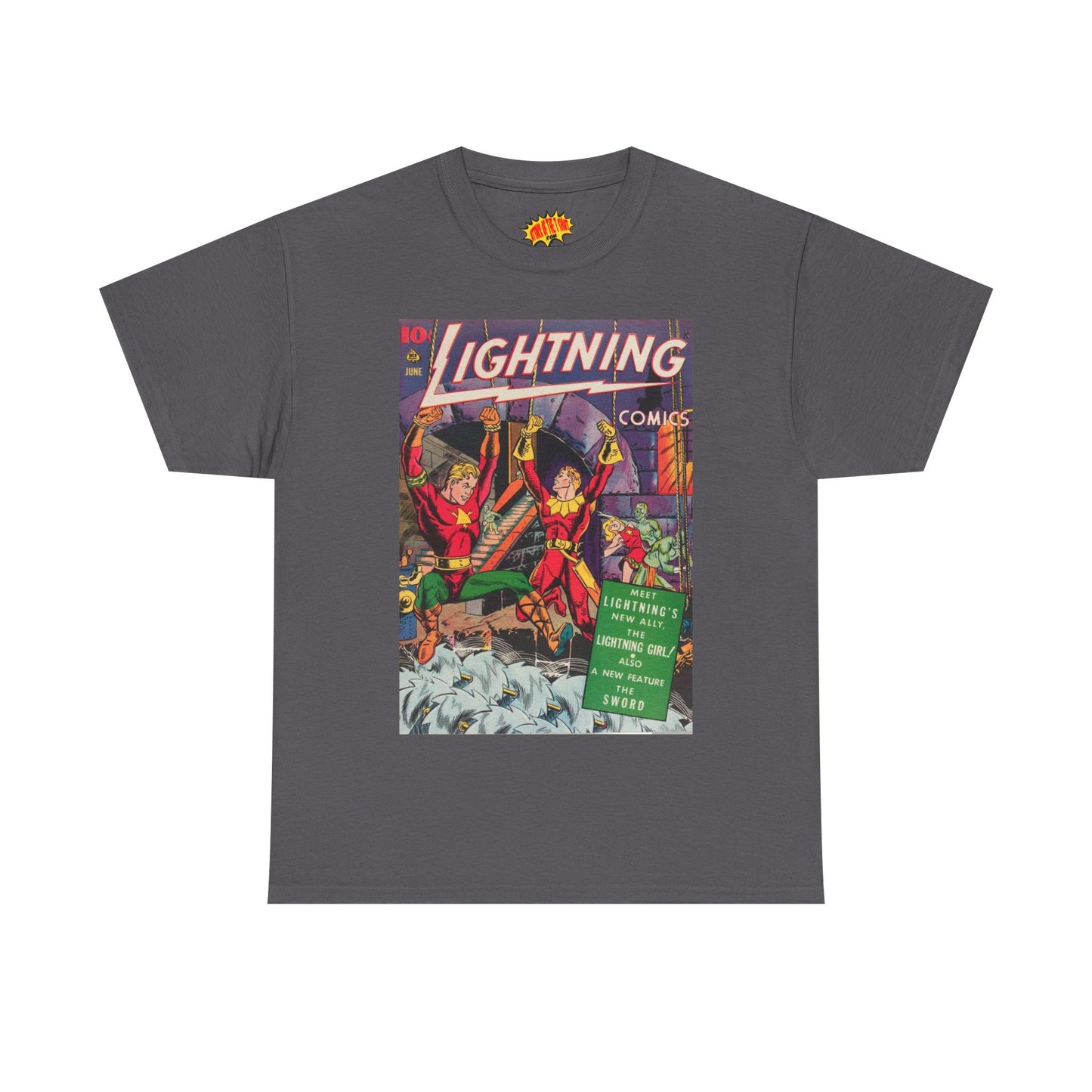 Lightning Comics June Comic Tee Shirt *Multiple Colors*