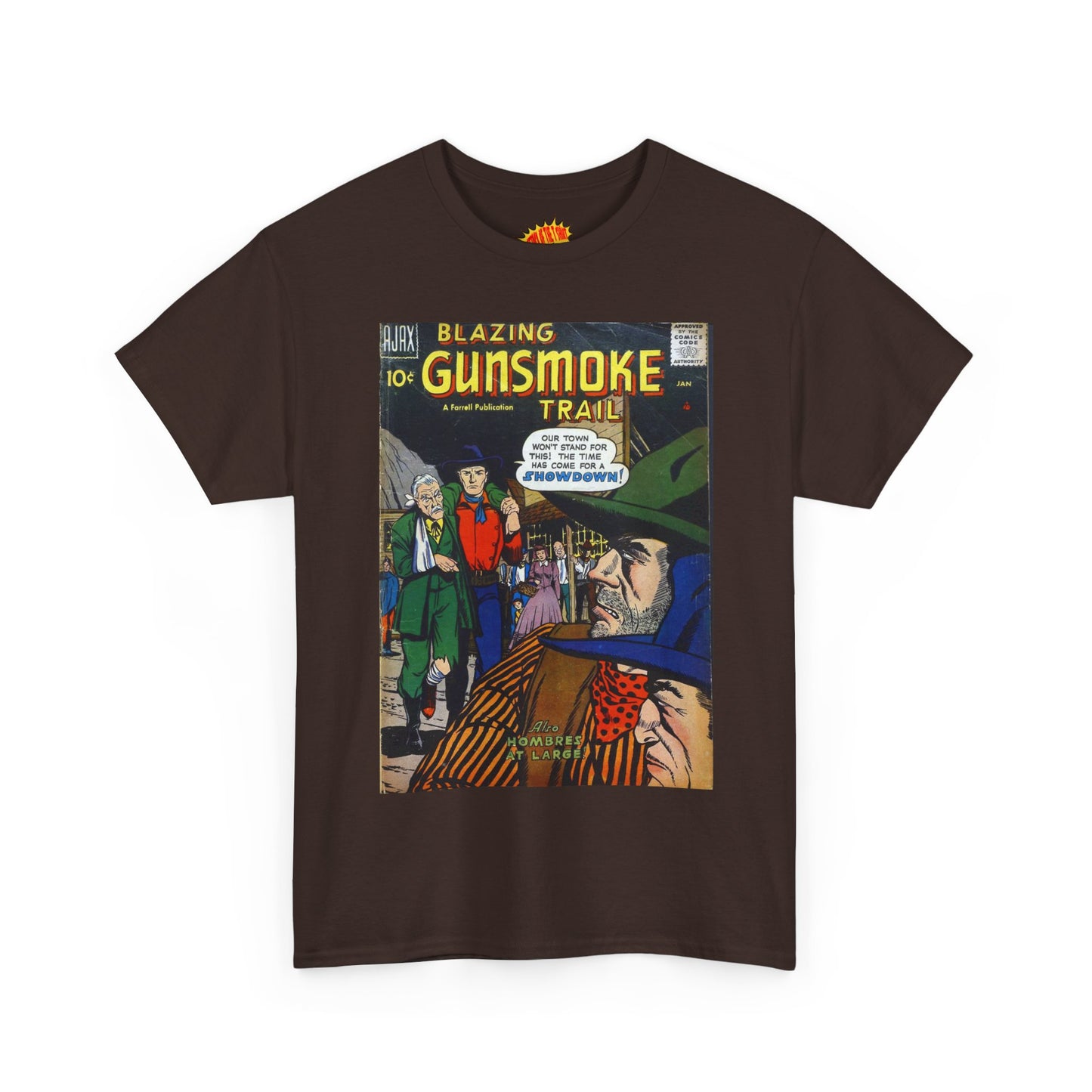 Gunsmoke Trail January Comic Tee Shirt *Multiple Colors*