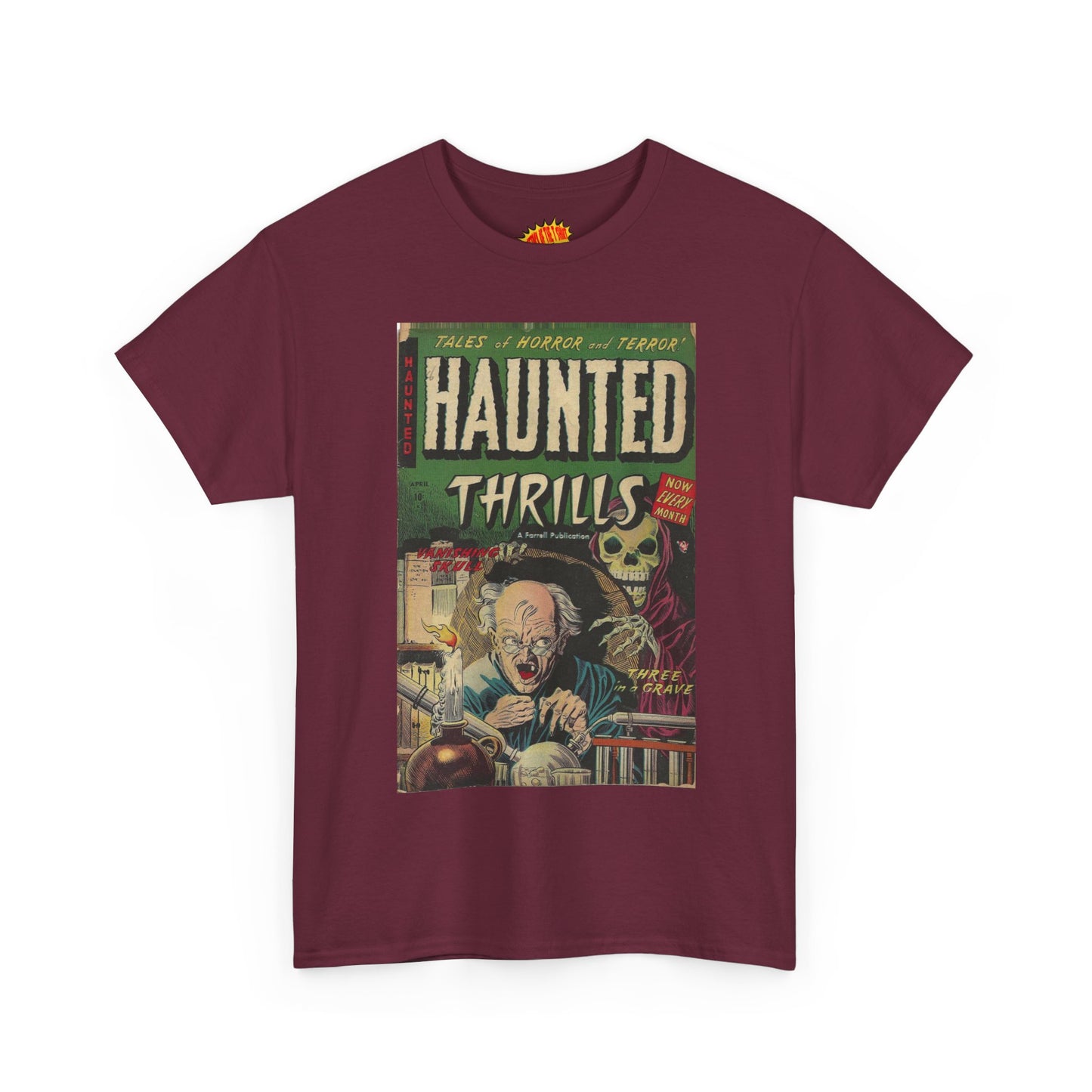 Haunted Thrills April Comic Tee Shirt *Multiple Colors*