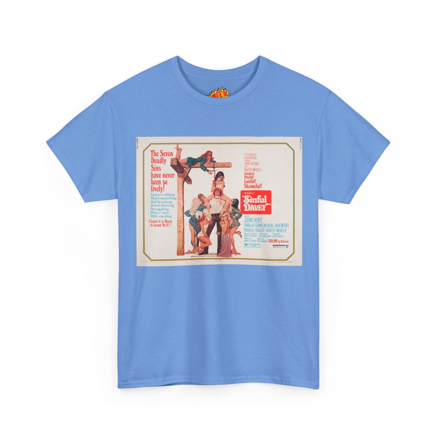 Sinful Davey Movie Poster T-Shirt *Multiple Colors*